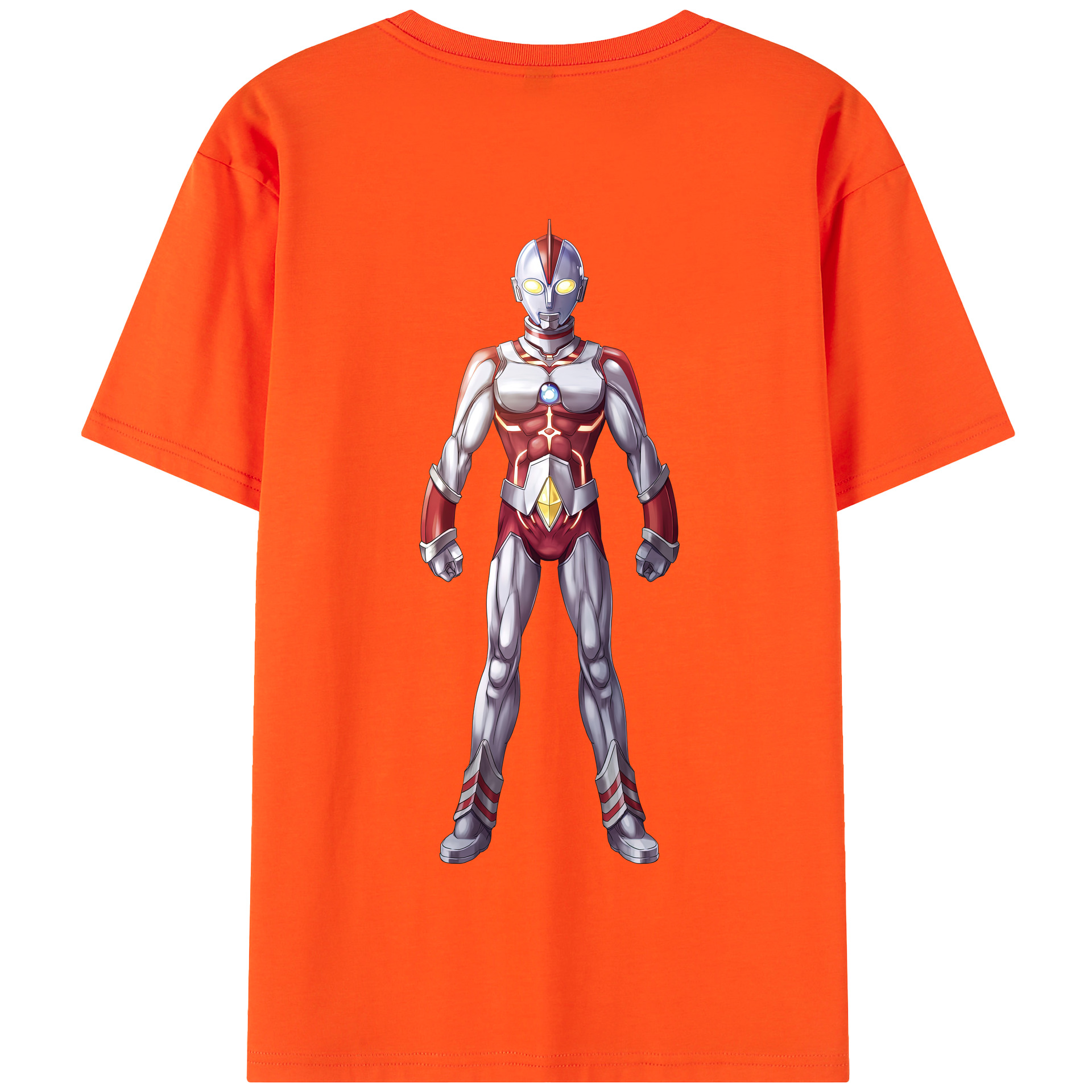 （画像用） ウルトラマン Ultraman 綿100％半袖Tシャツ（背面プリント）