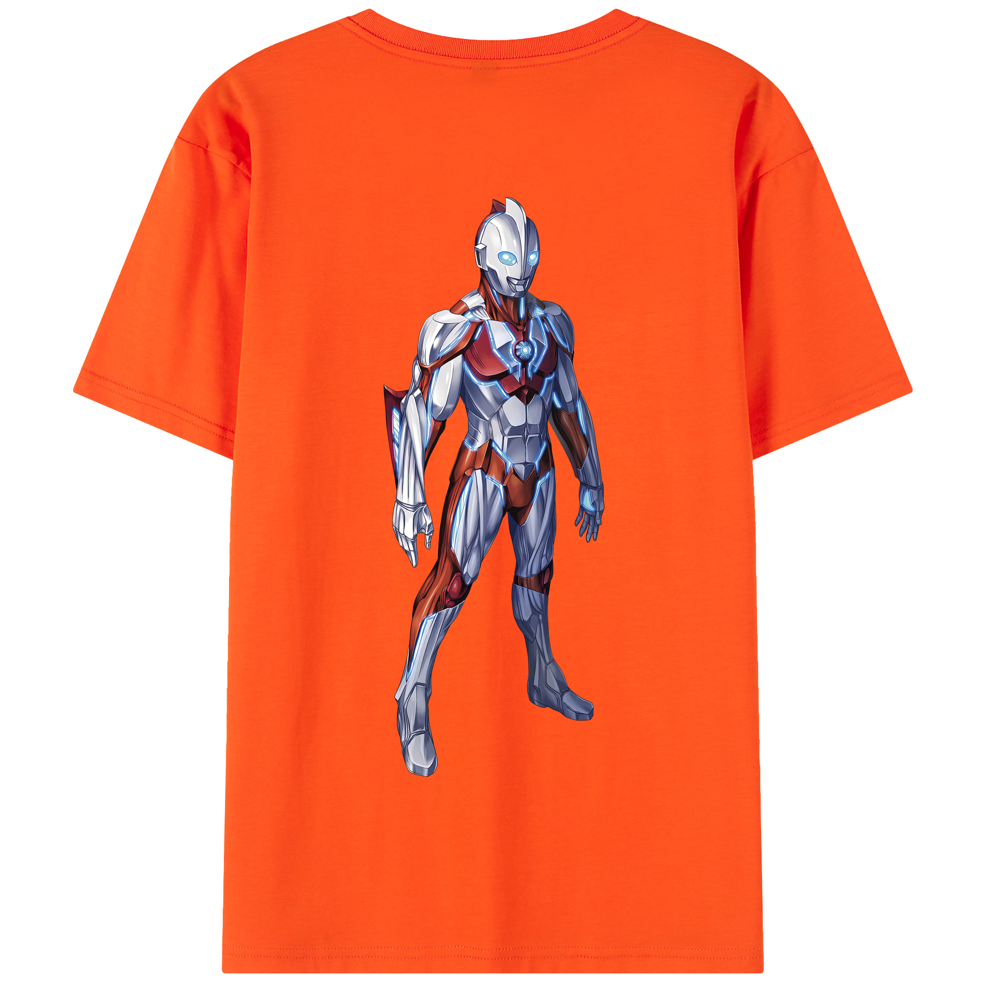 （画像用） ウルトラマン Ultraman 綿100％半袖Tシャツ（背面プリント）