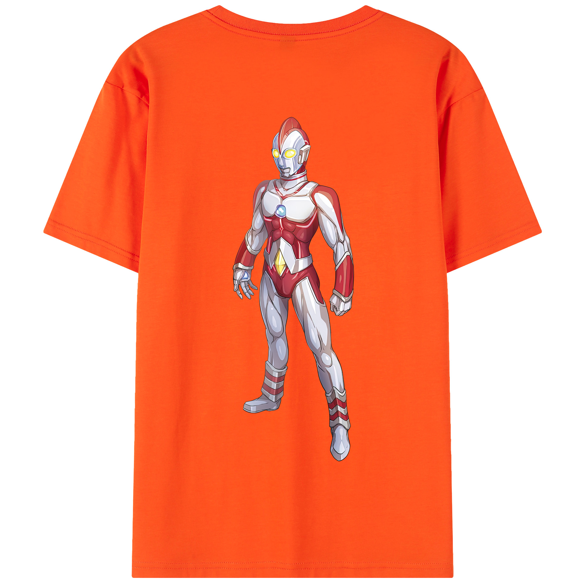 （画像用） ウルトラマン Ultraman 綿100％半袖Tシャツ（背面プリント）