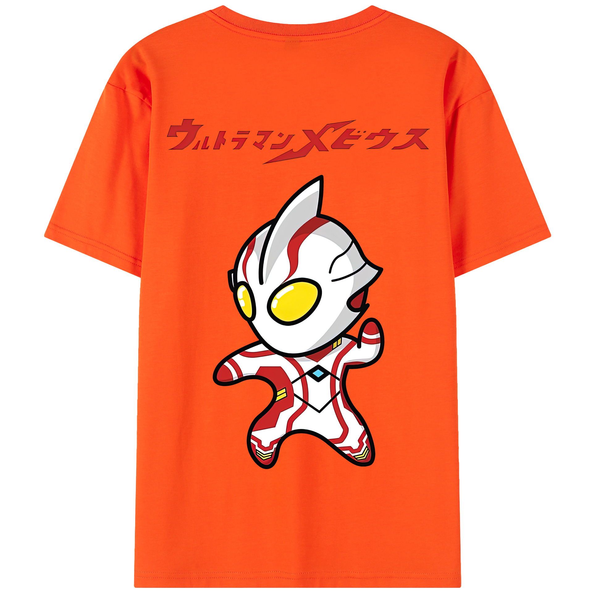 （画像用） ウルトラマン Ultraman 綿100％半袖Tシャツ（背面プリント）