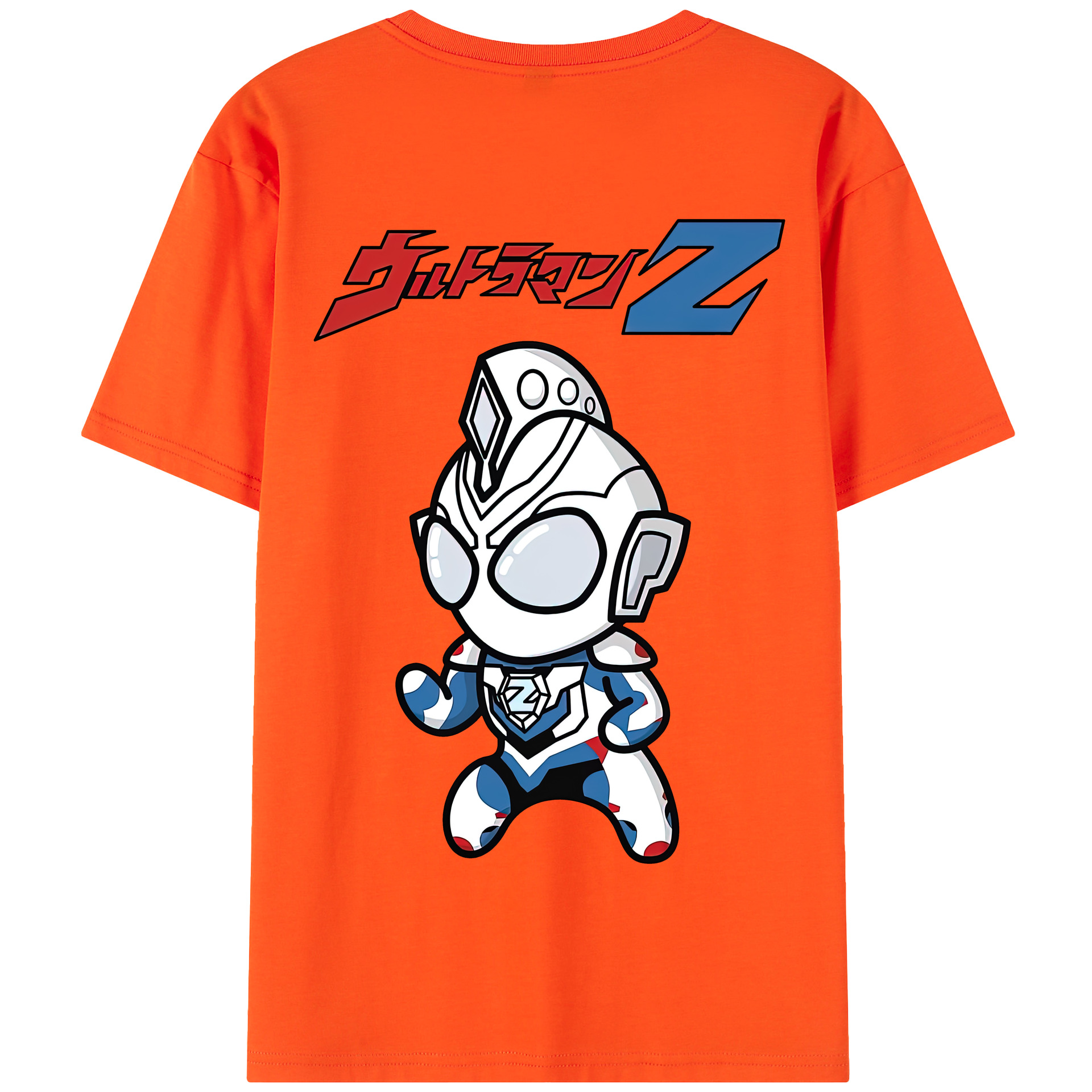（画像用） ウルトラマン Ultraman 綿100％半袖Tシャツ（背面プリント）