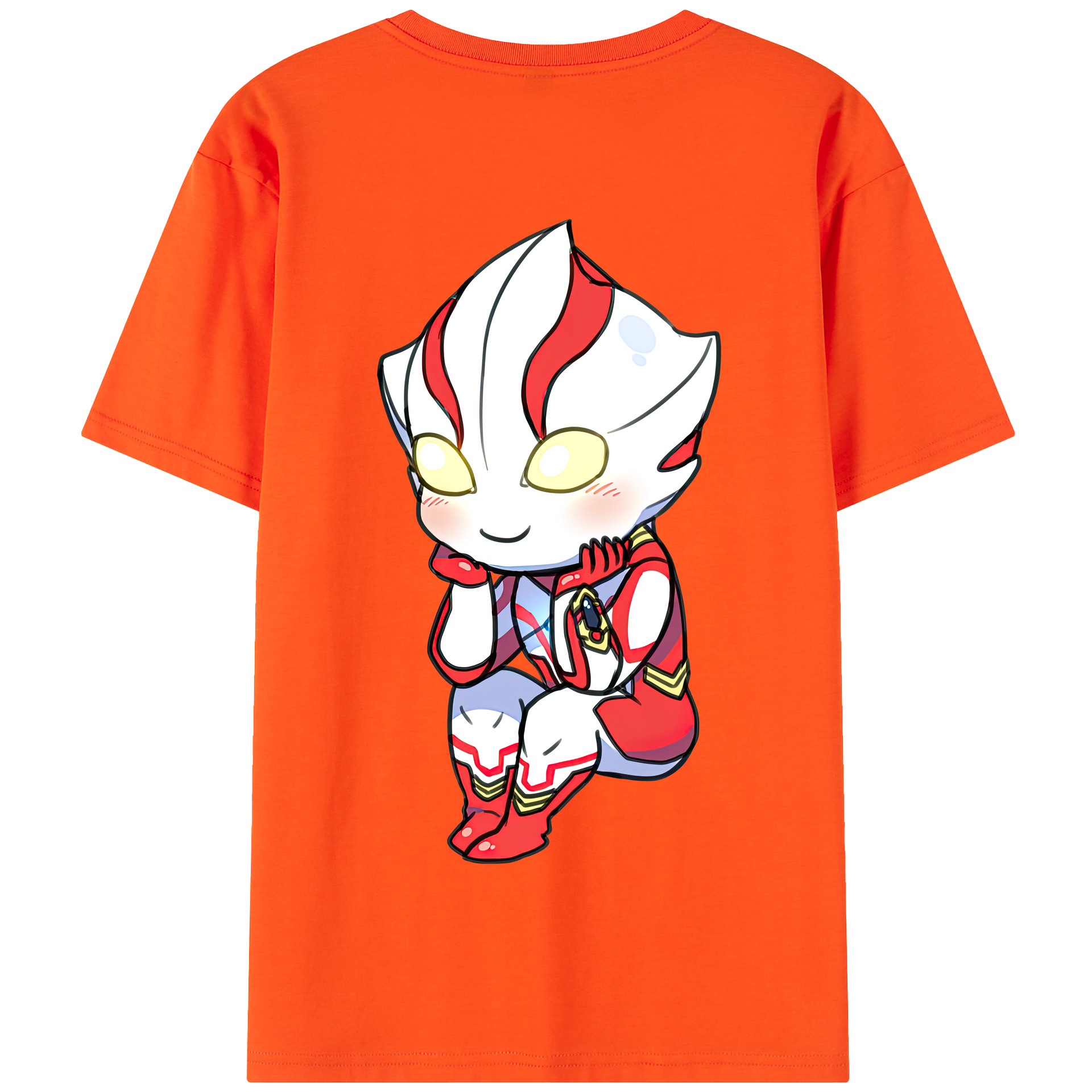 （画像用） ウルトラマン Ultraman 綿100％半袖Tシャツ（背面プリント）