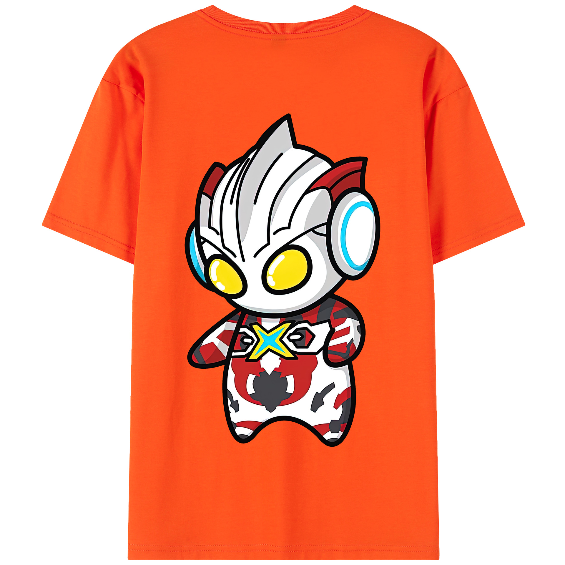 （画像用） ウルトラマン Ultraman 綿100％半袖Tシャツ（背面プリント）