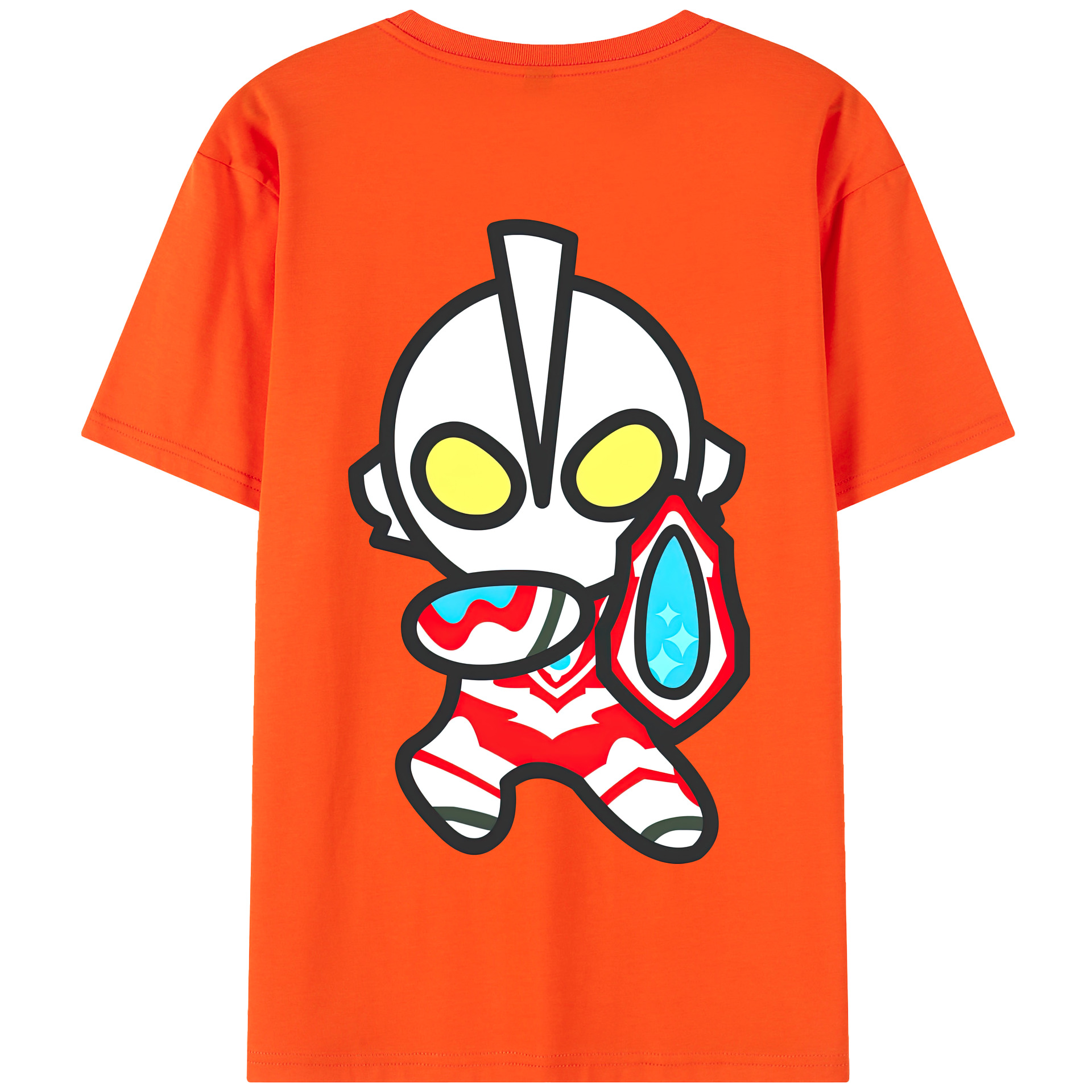 （画像用） ウルトラマン Ultraman 綿100％半袖Tシャツ（背面プリント）