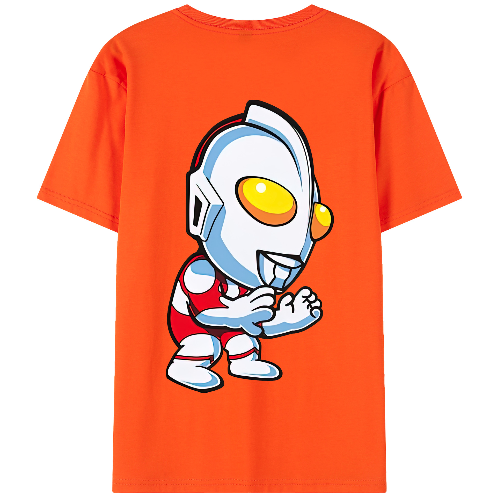 （画像用） ウルトラマン Ultraman 綿100％半袖Tシャツ（背面プリント）