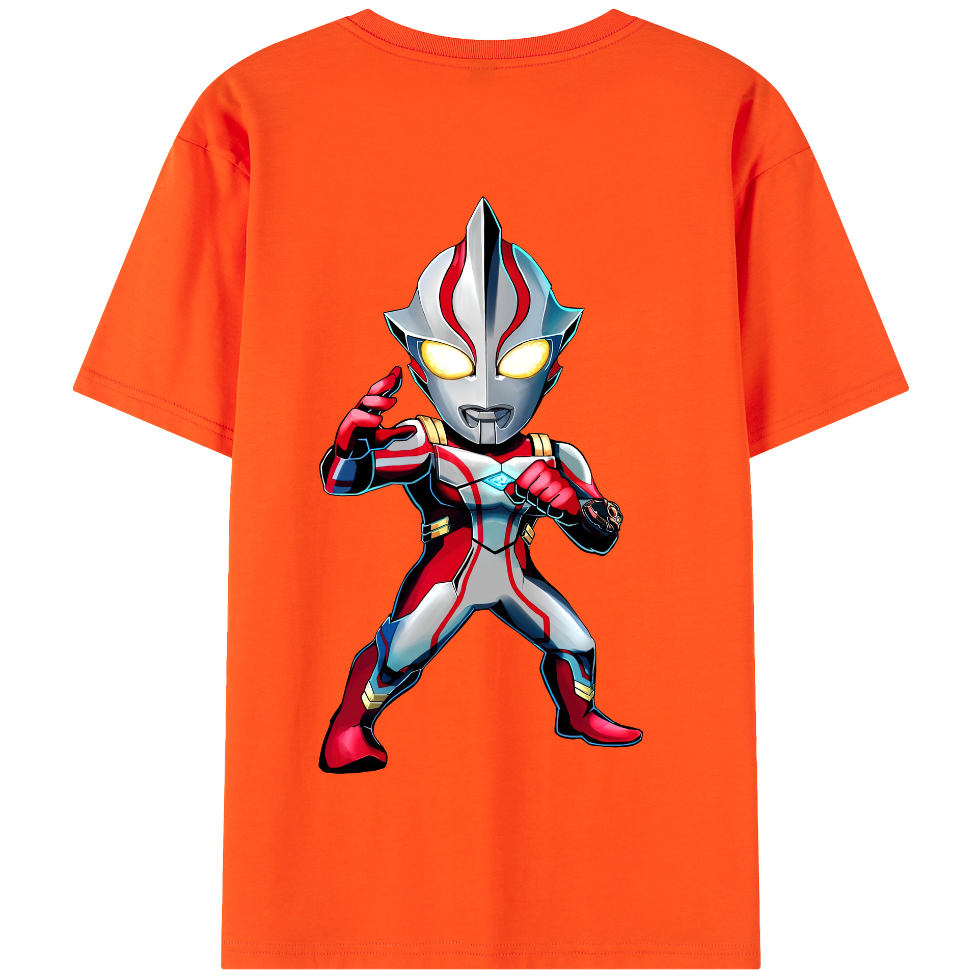 （画像用） ウルトラマン Ultraman 綿100％半袖Tシャツ（背面プリント）