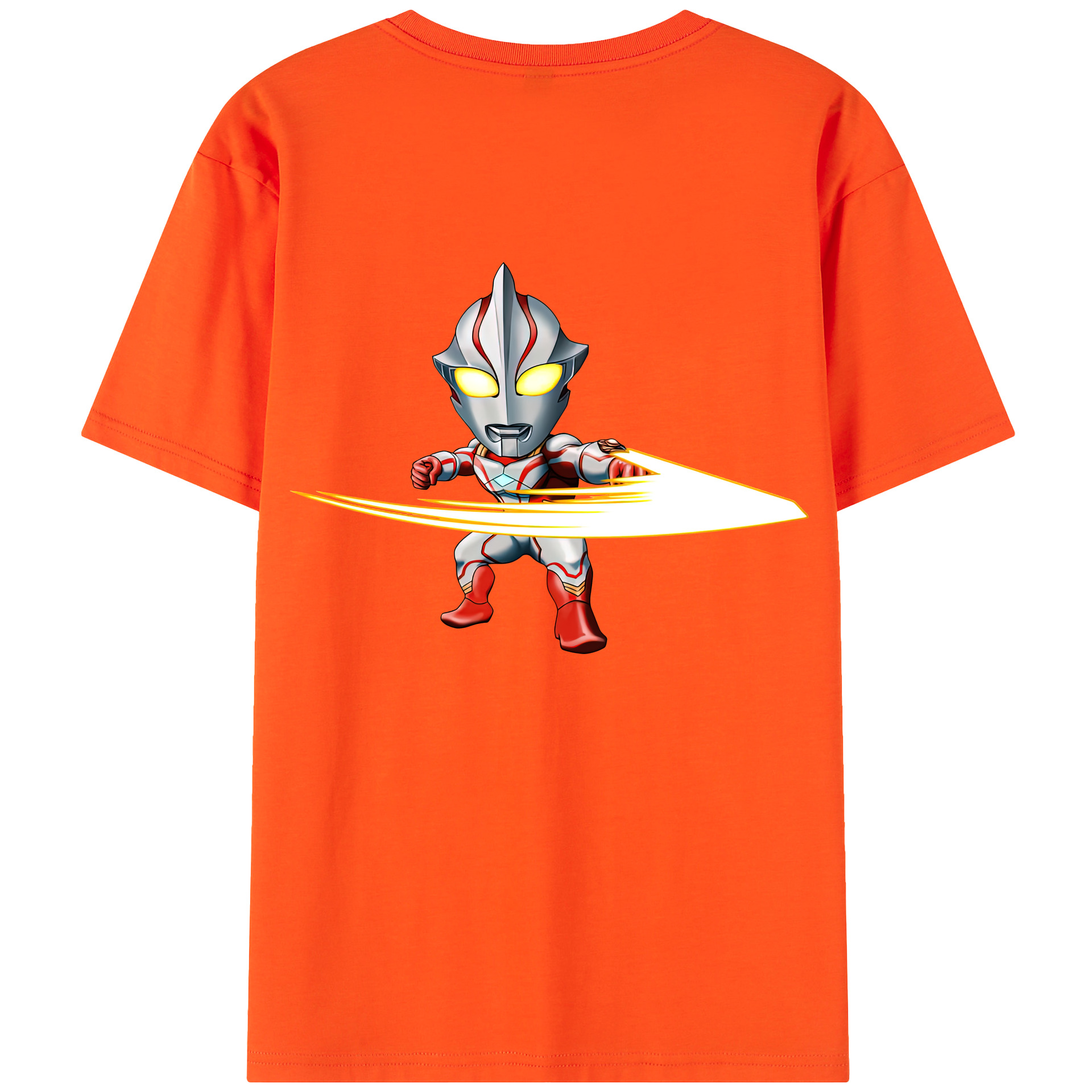 （画像用） ウルトラマン Ultraman 綿100％半袖Tシャツ（背面プリント）