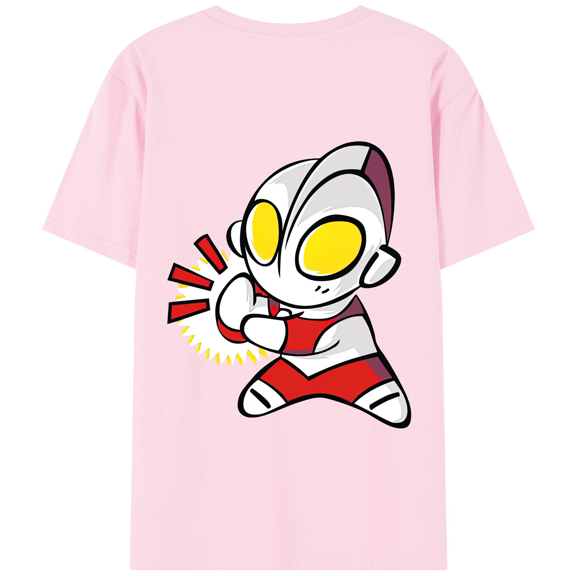 （画像用） ウルトラマン Ultraman 綿100％半袖Tシャツ（背面プリント）