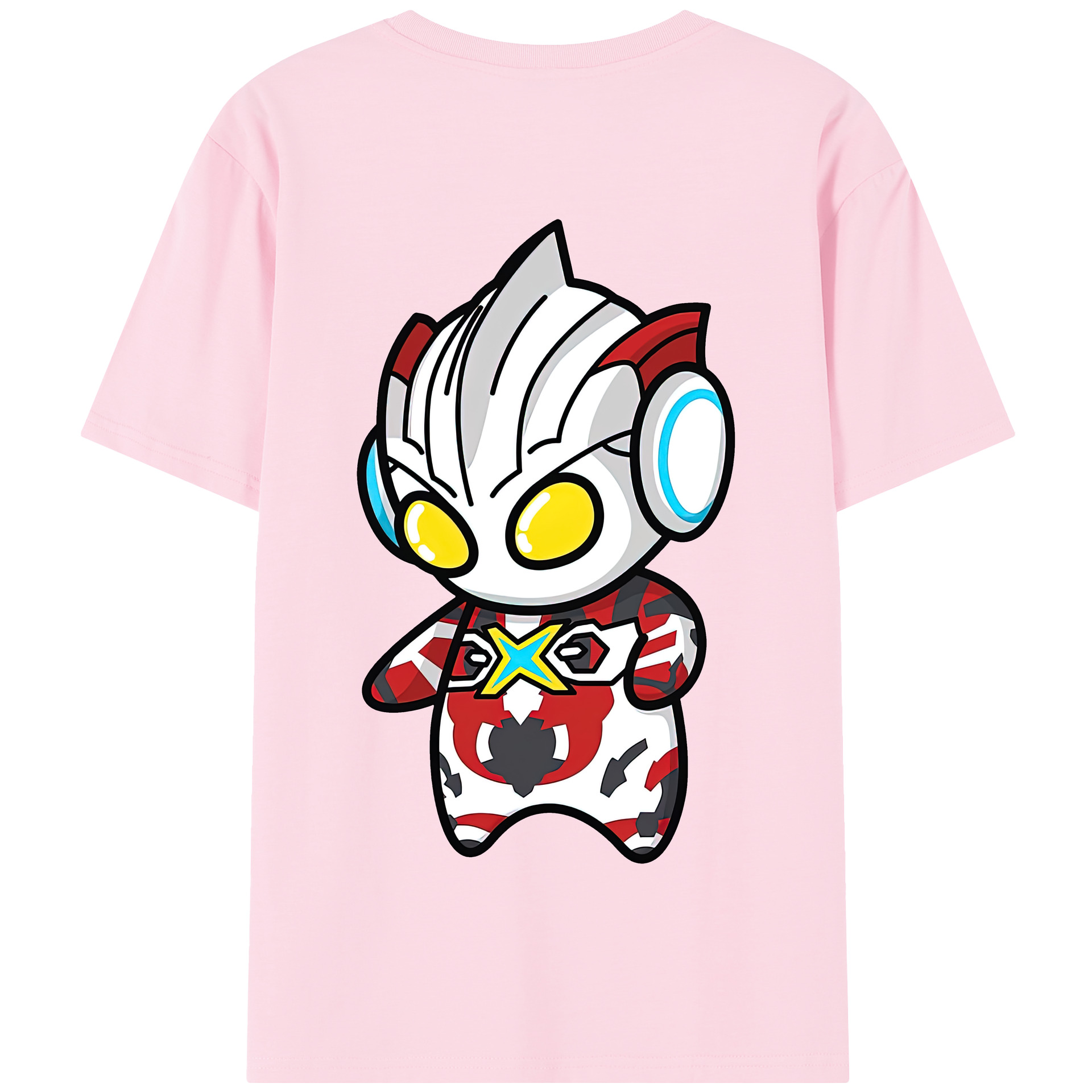 （画像用） ウルトラマン Ultraman 綿100％半袖Tシャツ（背面プリント）
