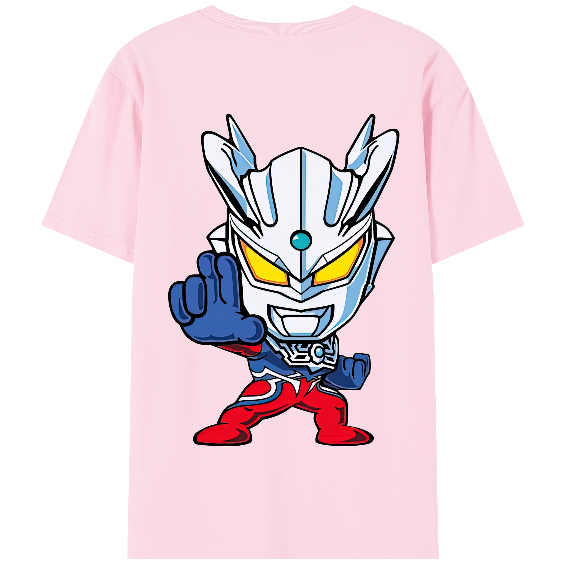 （画像用） ウルトラマン Ultraman 綿100％半袖Tシャツ（背面プリント）