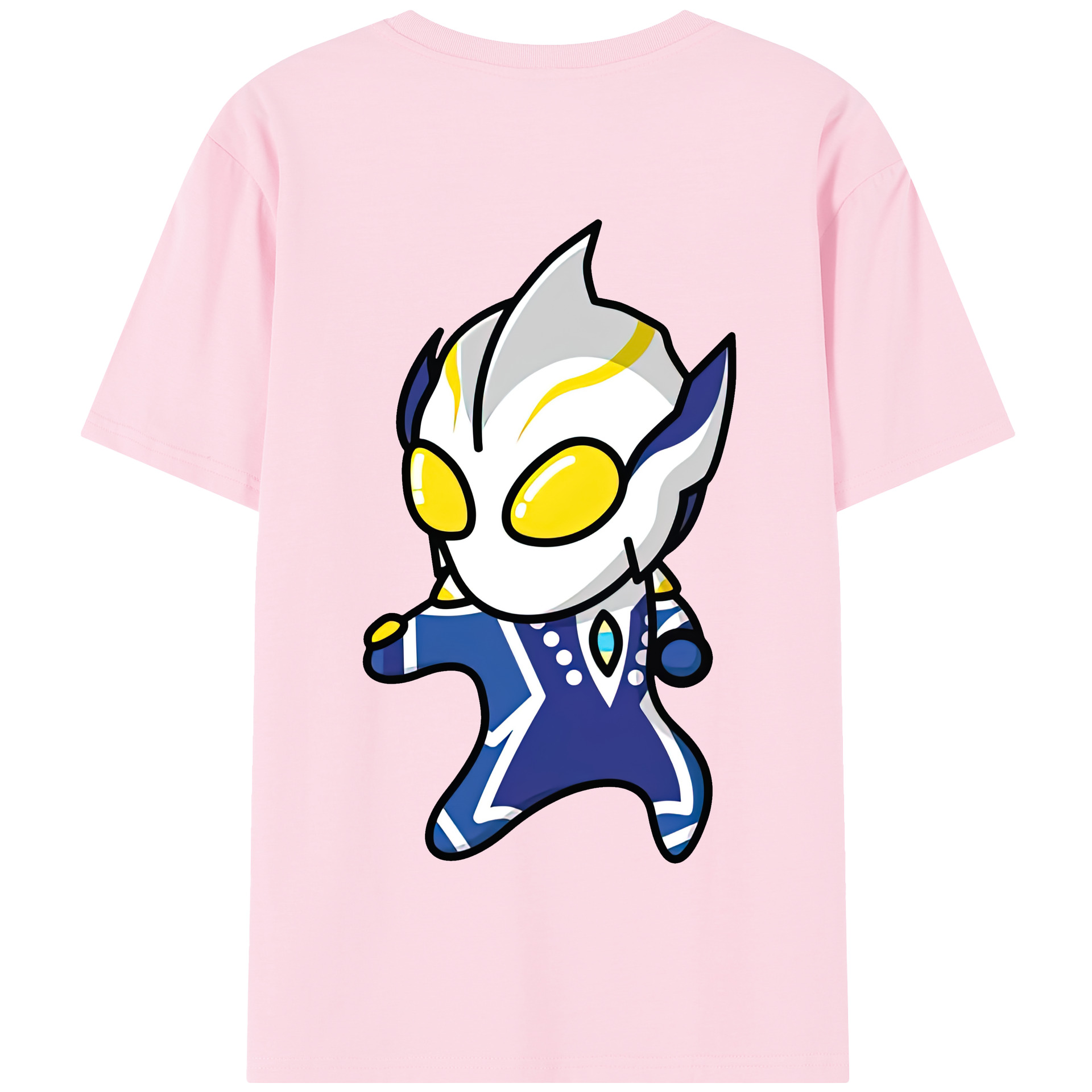 （画像用） ウルトラマン Ultraman 綿100％半袖Tシャツ（背面プリント）