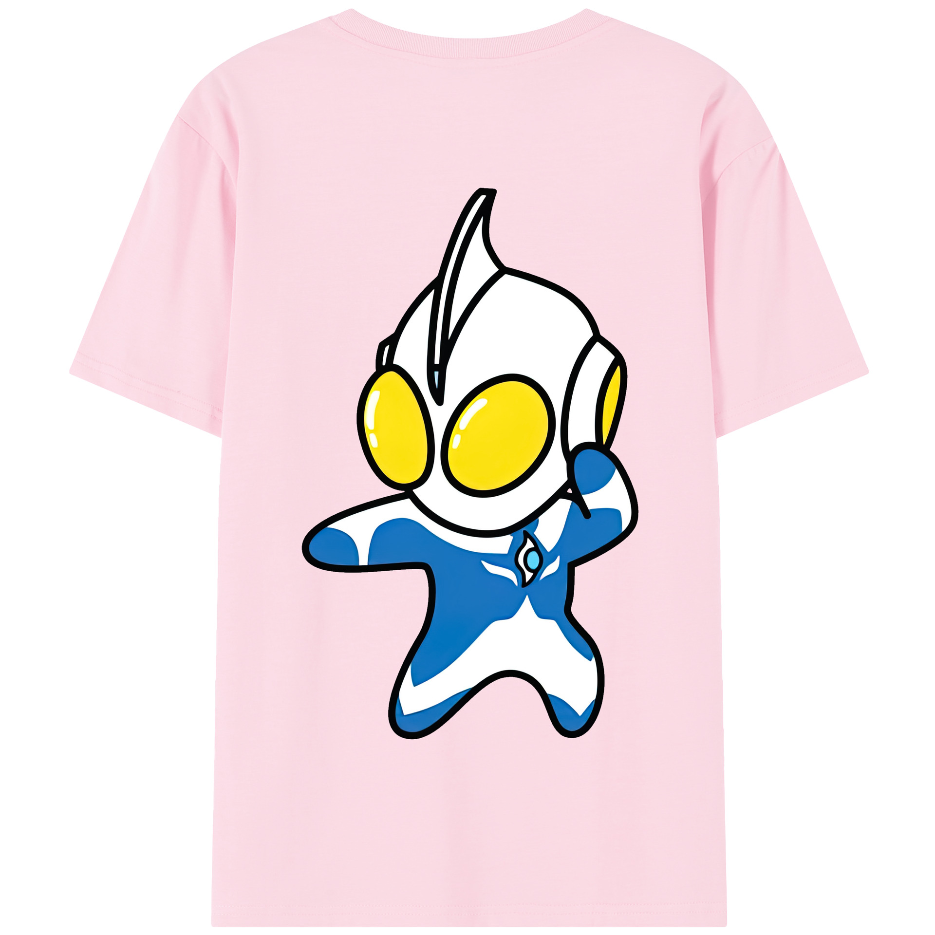 （画像用） ウルトラマン Ultraman 綿100％半袖Tシャツ（背面プリント）