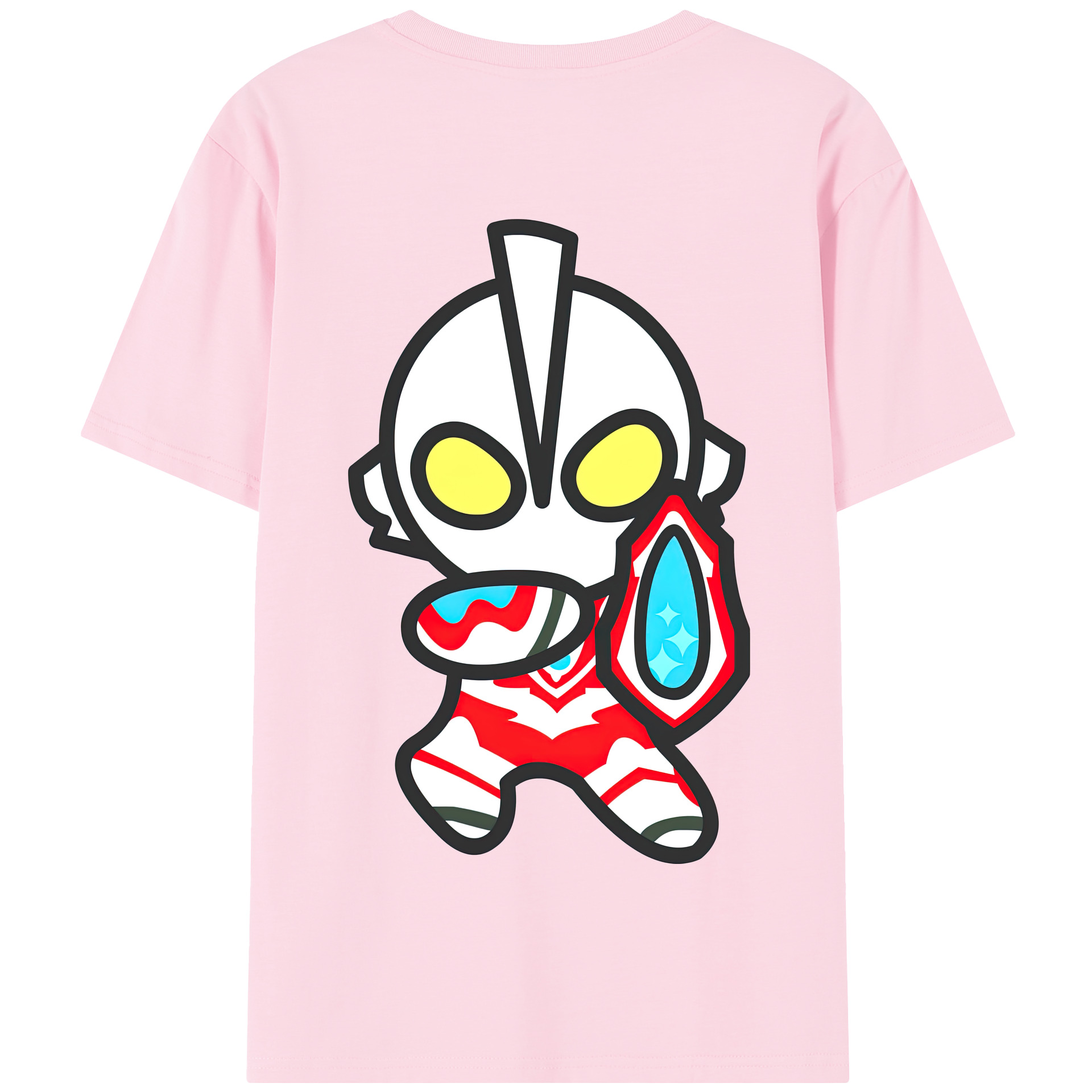 （画像用） ウルトラマン Ultraman 綿100％半袖Tシャツ（背面プリント）
