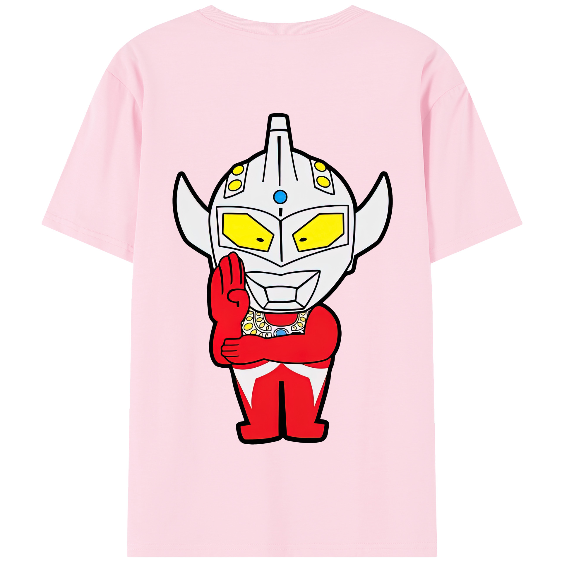 （画像用） ウルトラマン Ultraman 綿100％半袖Tシャツ（背面プリント）