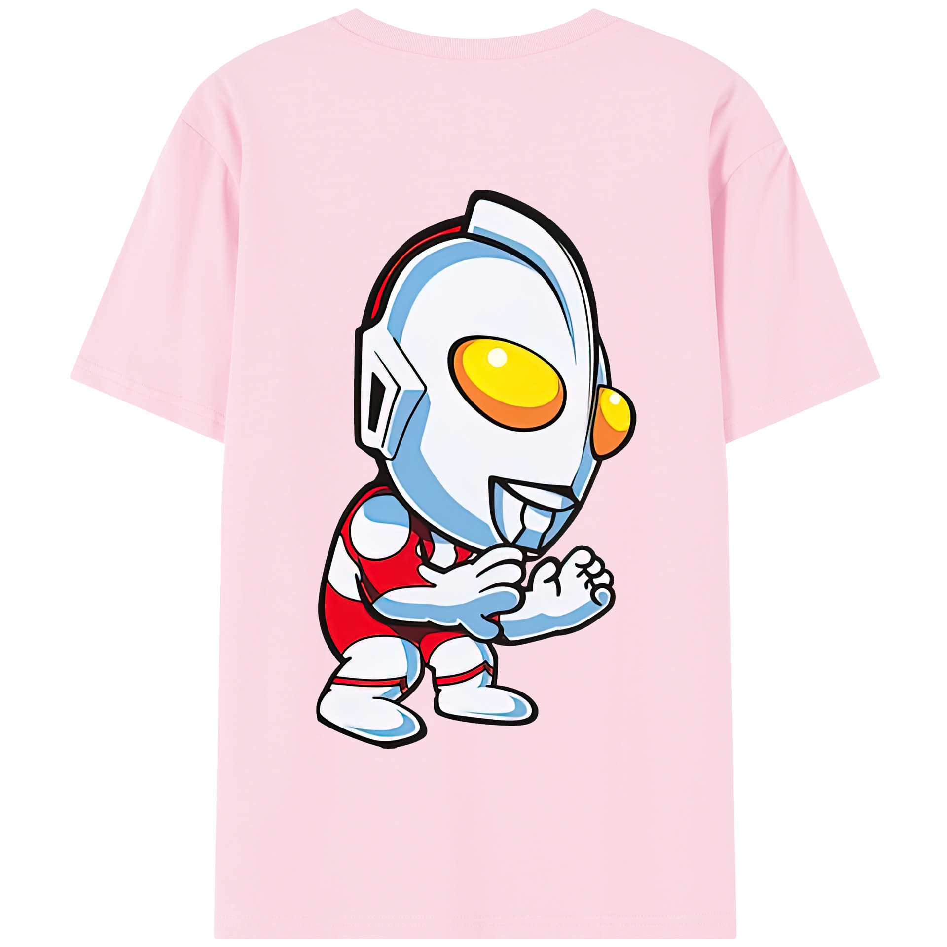 （画像用） ウルトラマン Ultraman 綿100％半袖Tシャツ（背面プリント）