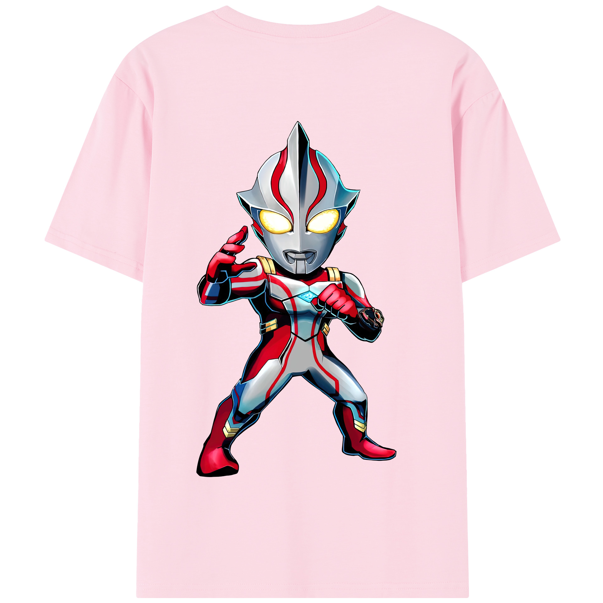 （画像用） ウルトラマン Ultraman 綿100％半袖Tシャツ（背面プリント）