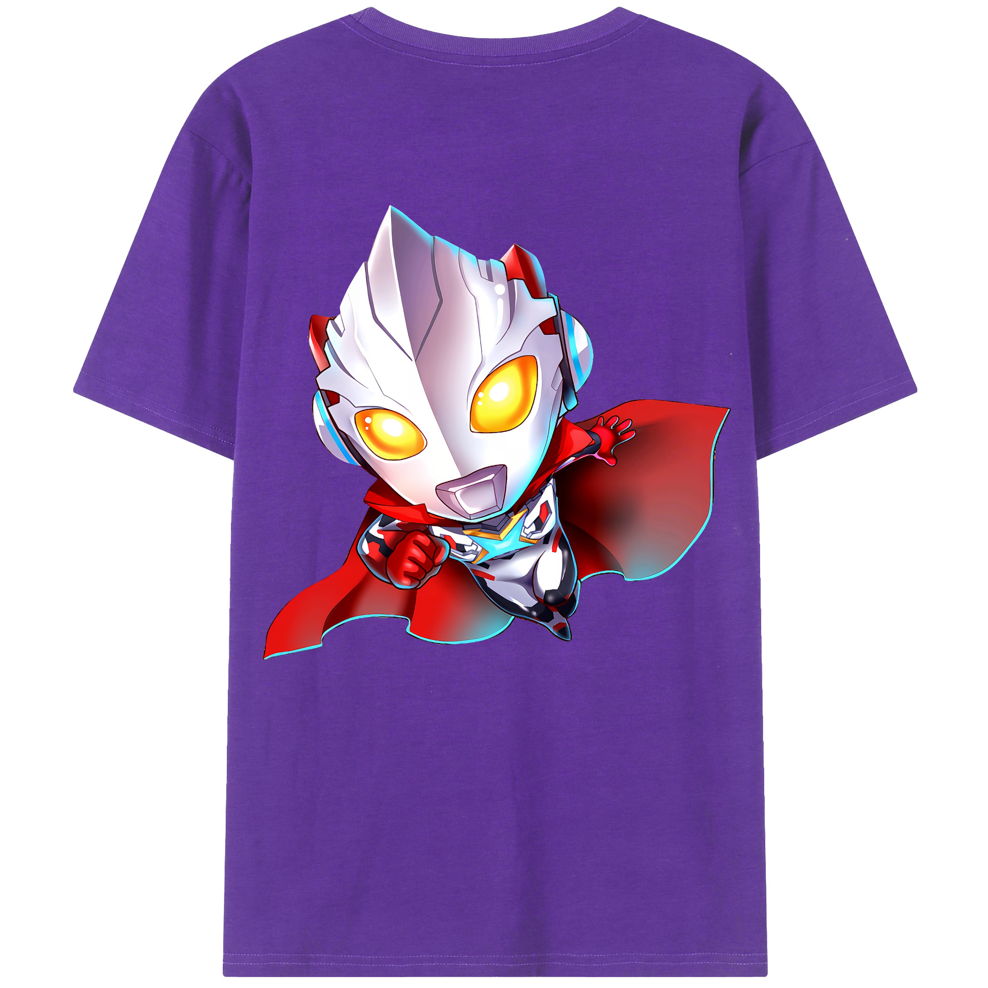 （画像用） ウルトラマン Ultraman 綿100％半袖Tシャツ（背面プリント）