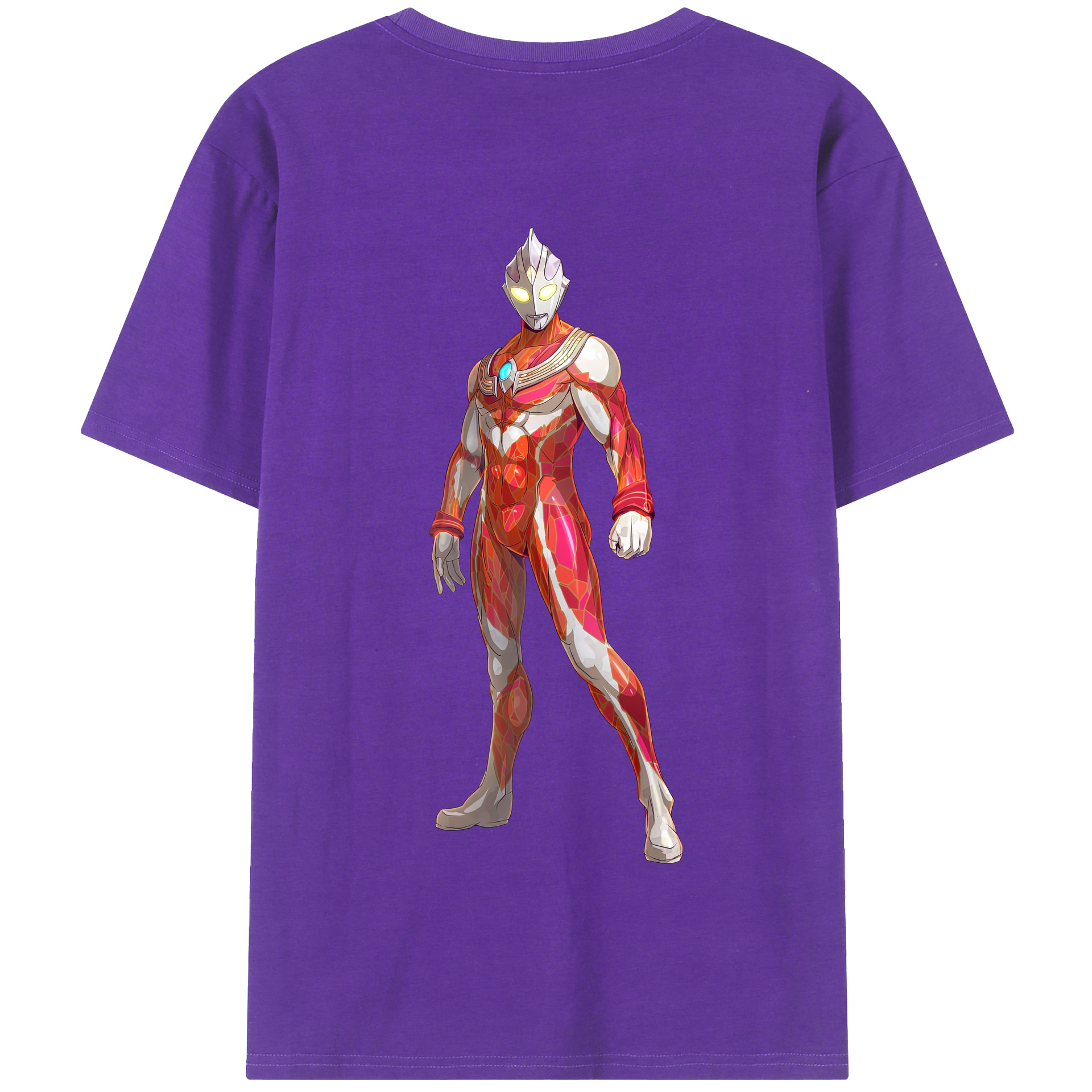 （画像用） ウルトラマン Ultraman 綿100％半袖Tシャツ（背面プリント）