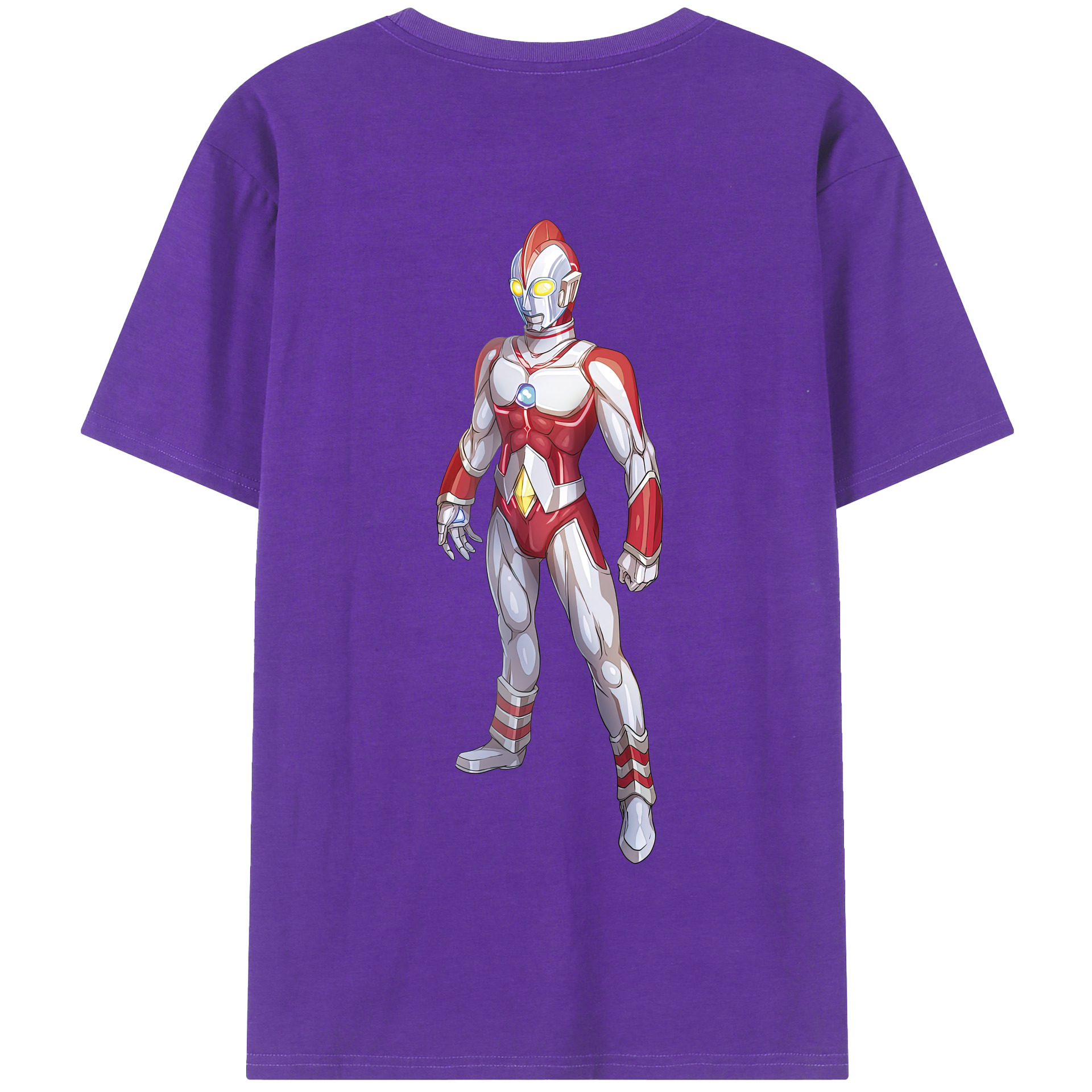 （画像用） ウルトラマン Ultraman 綿100％半袖Tシャツ（背面プリント）