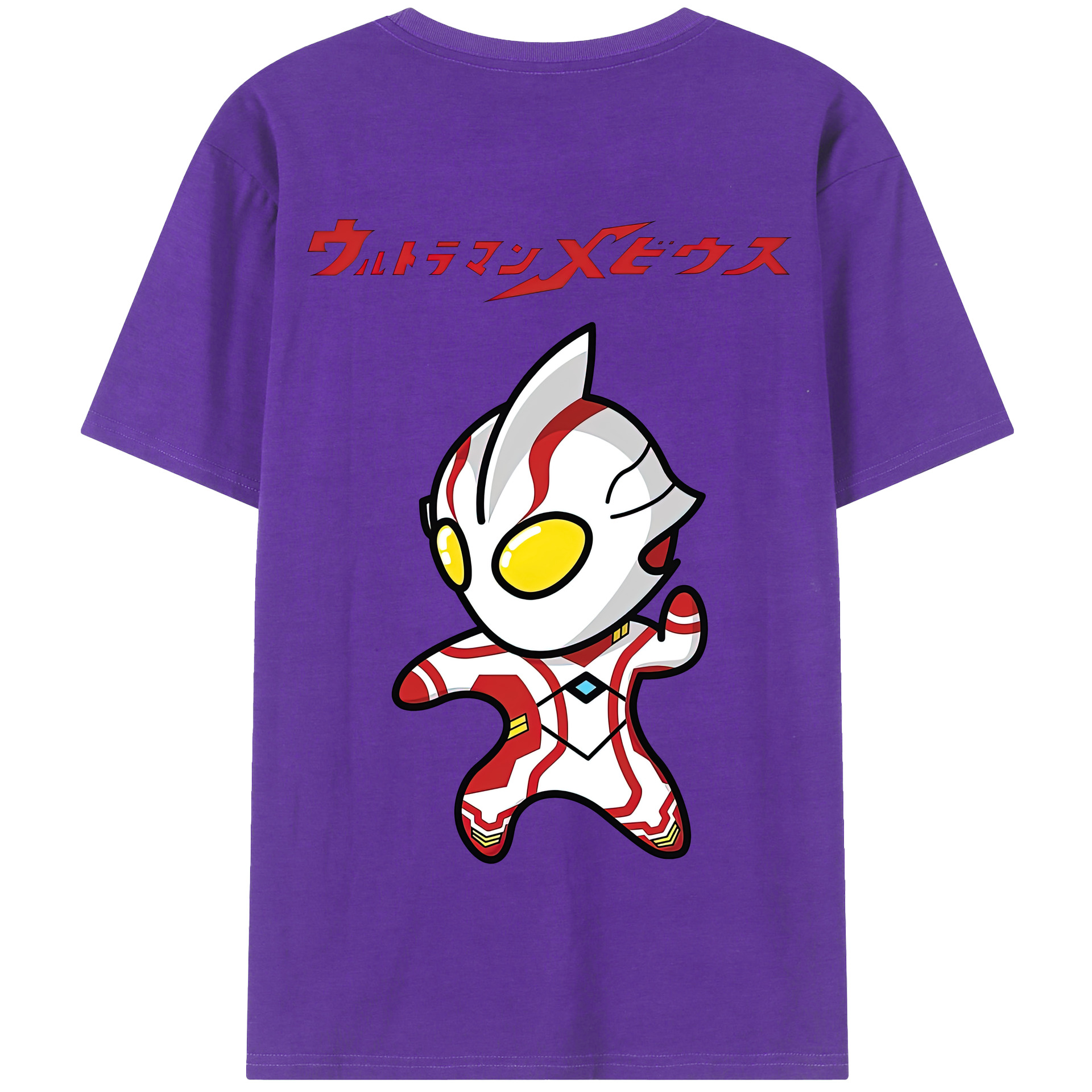 （画像用） ウルトラマン Ultraman 綿100％半袖Tシャツ（背面プリント）