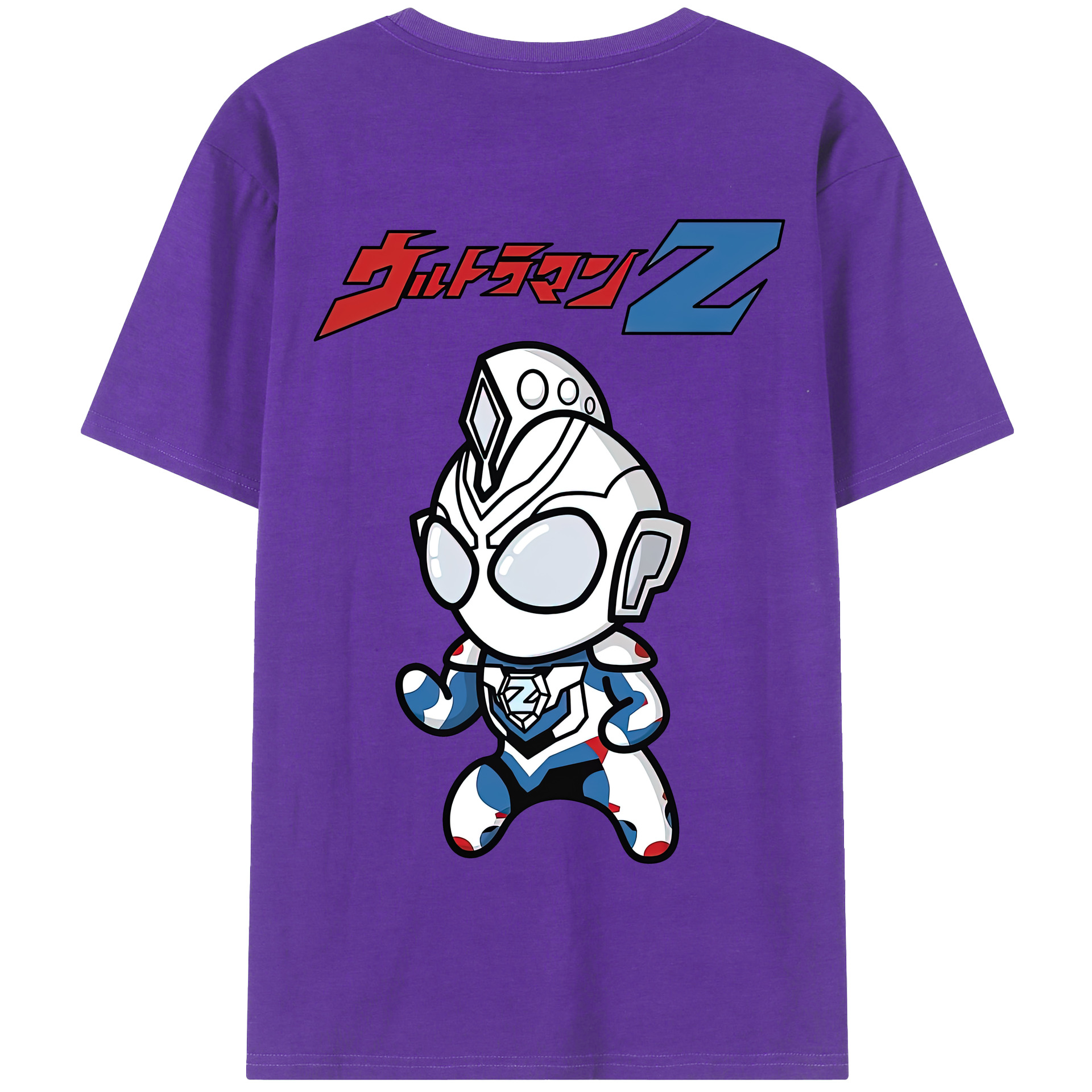 （画像用） ウルトラマン Ultraman 綿100％半袖Tシャツ（背面プリント）