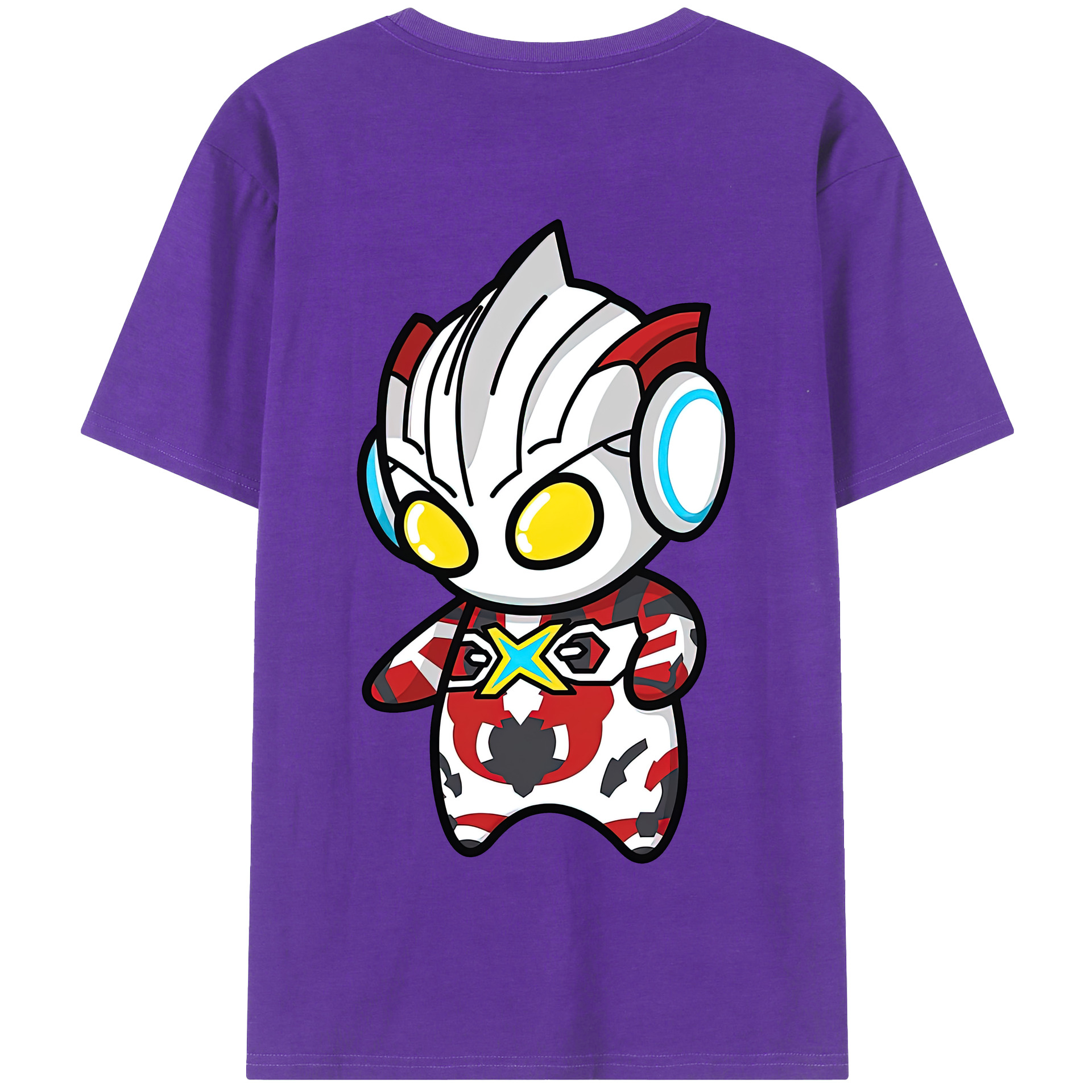 （画像用） ウルトラマン Ultraman 綿100％半袖Tシャツ（背面プリント）