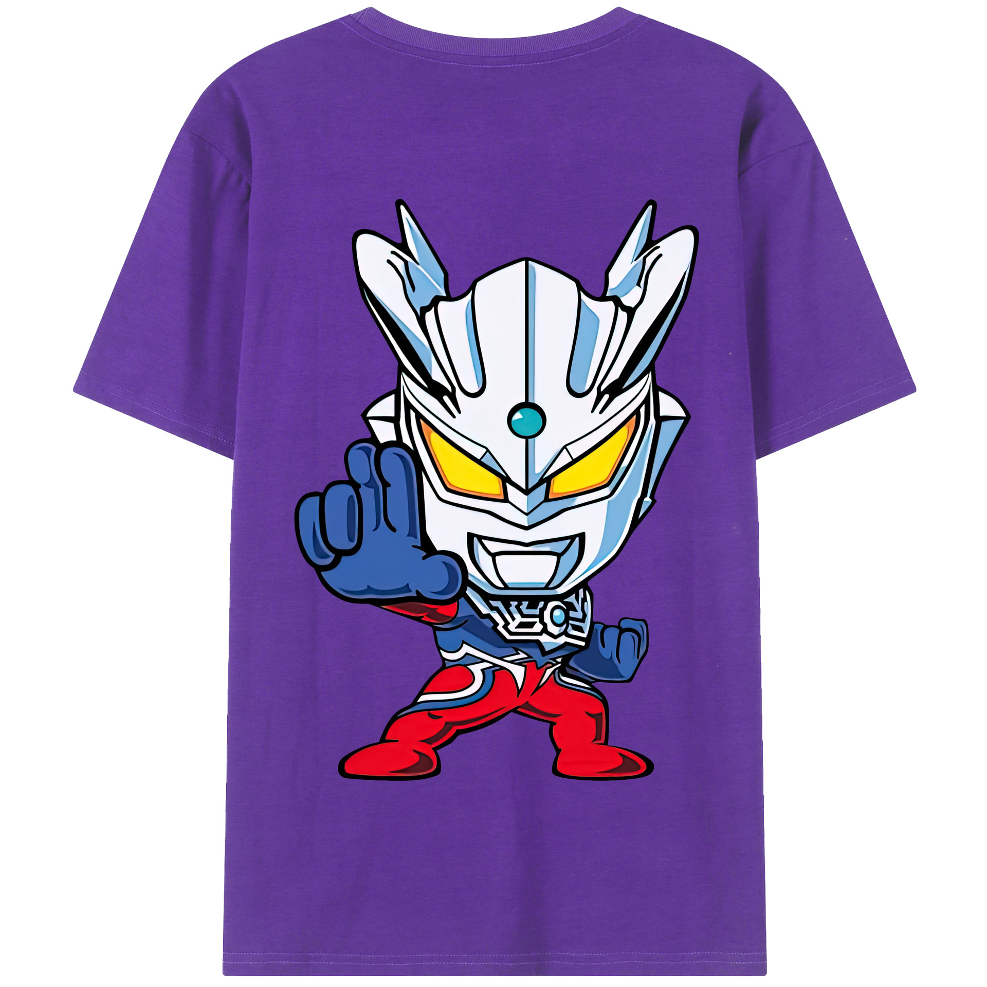 （画像用） ウルトラマン Ultraman 綿100％半袖Tシャツ（背面プリント）