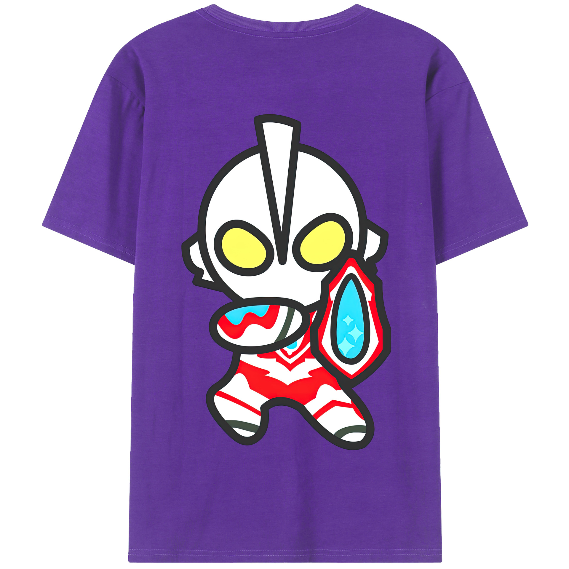 （画像用） ウルトラマン Ultraman 綿100％半袖Tシャツ（背面プリント）