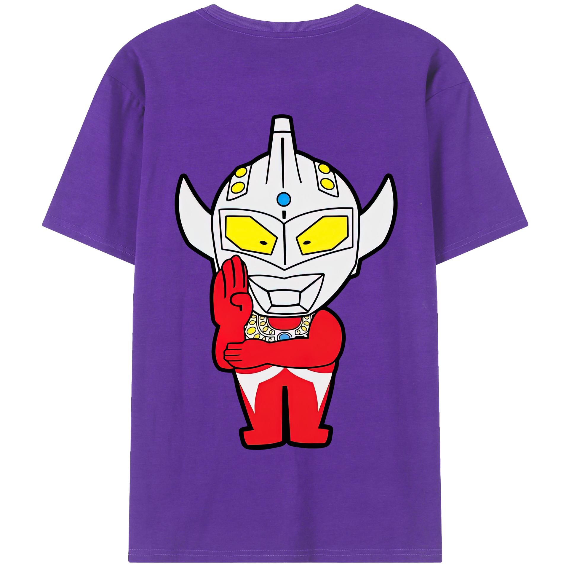 （画像用） ウルトラマン Ultraman 綿100％半袖Tシャツ（背面プリント）