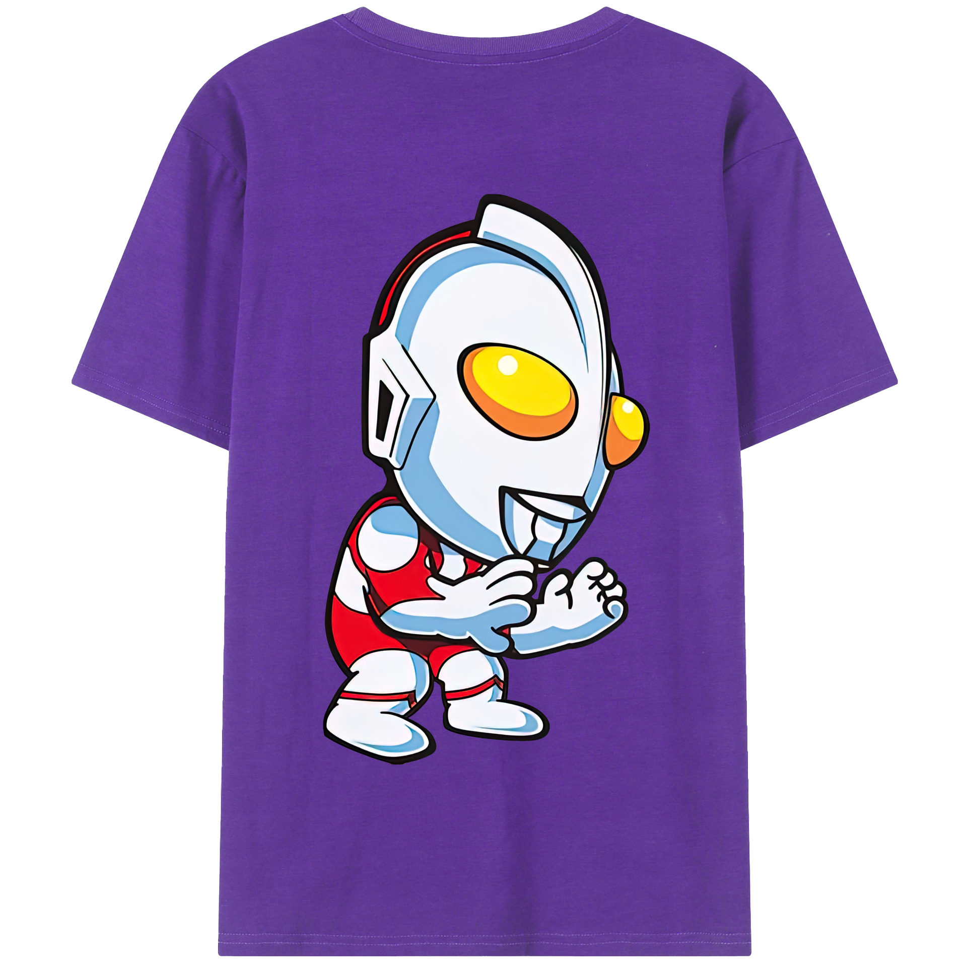 （画像用） ウルトラマン Ultraman 綿100％半袖Tシャツ（背面プリント）