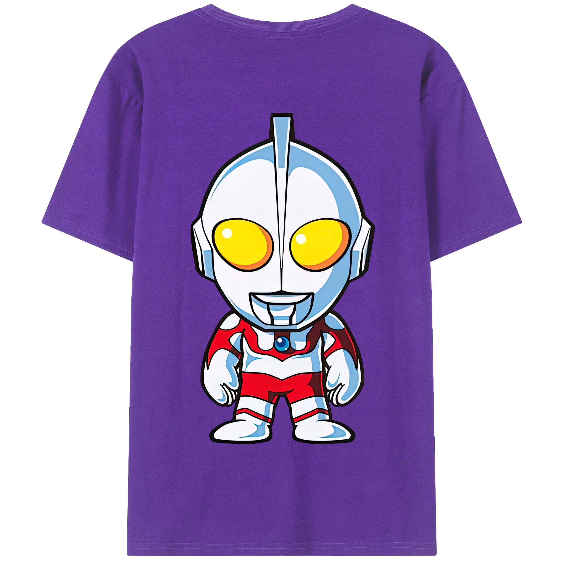 （画像用） ウルトラマン Ultraman 綿100％半袖Tシャツ（背面プリント）