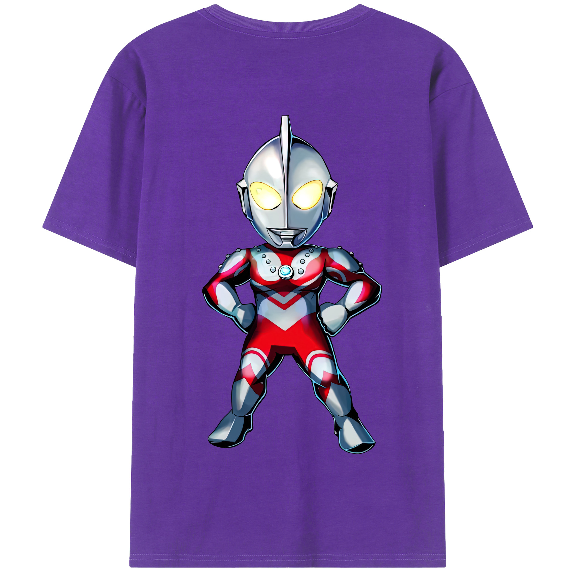 （画像用） ウルトラマン Ultraman 綿100％半袖Tシャツ（背面プリント）