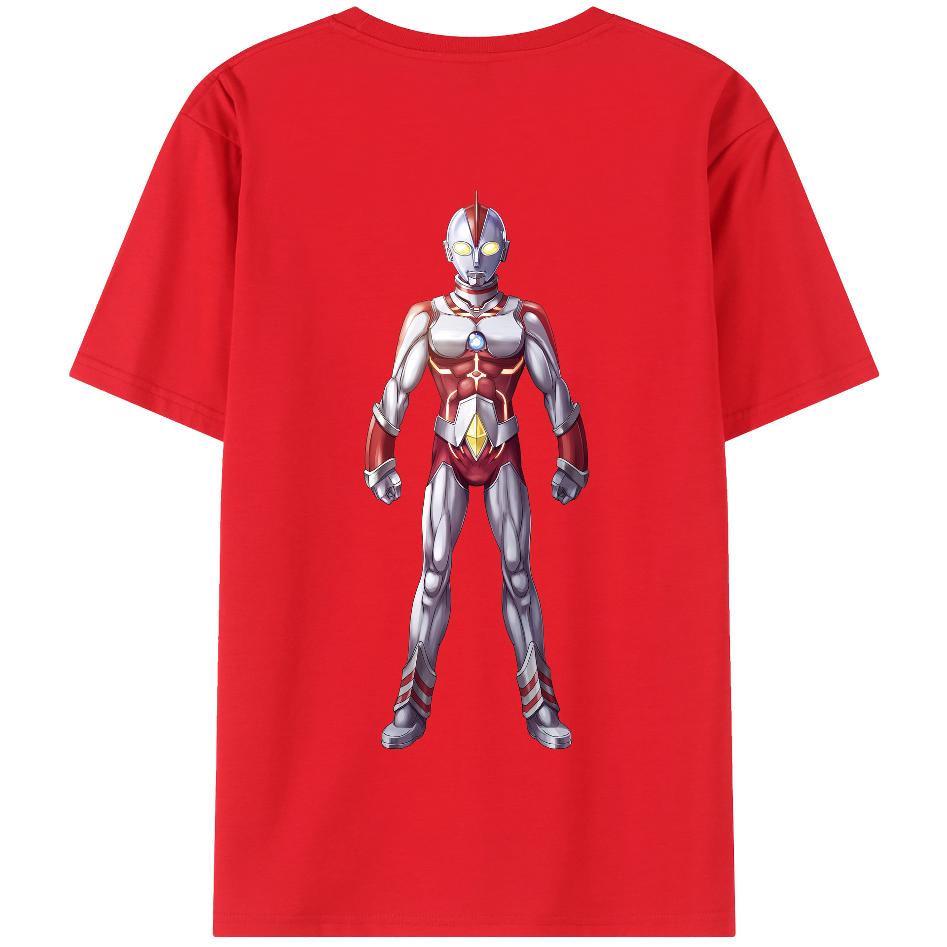 （画像用） ウルトラマン Ultraman 綿100％半袖Tシャツ（背面プリント）