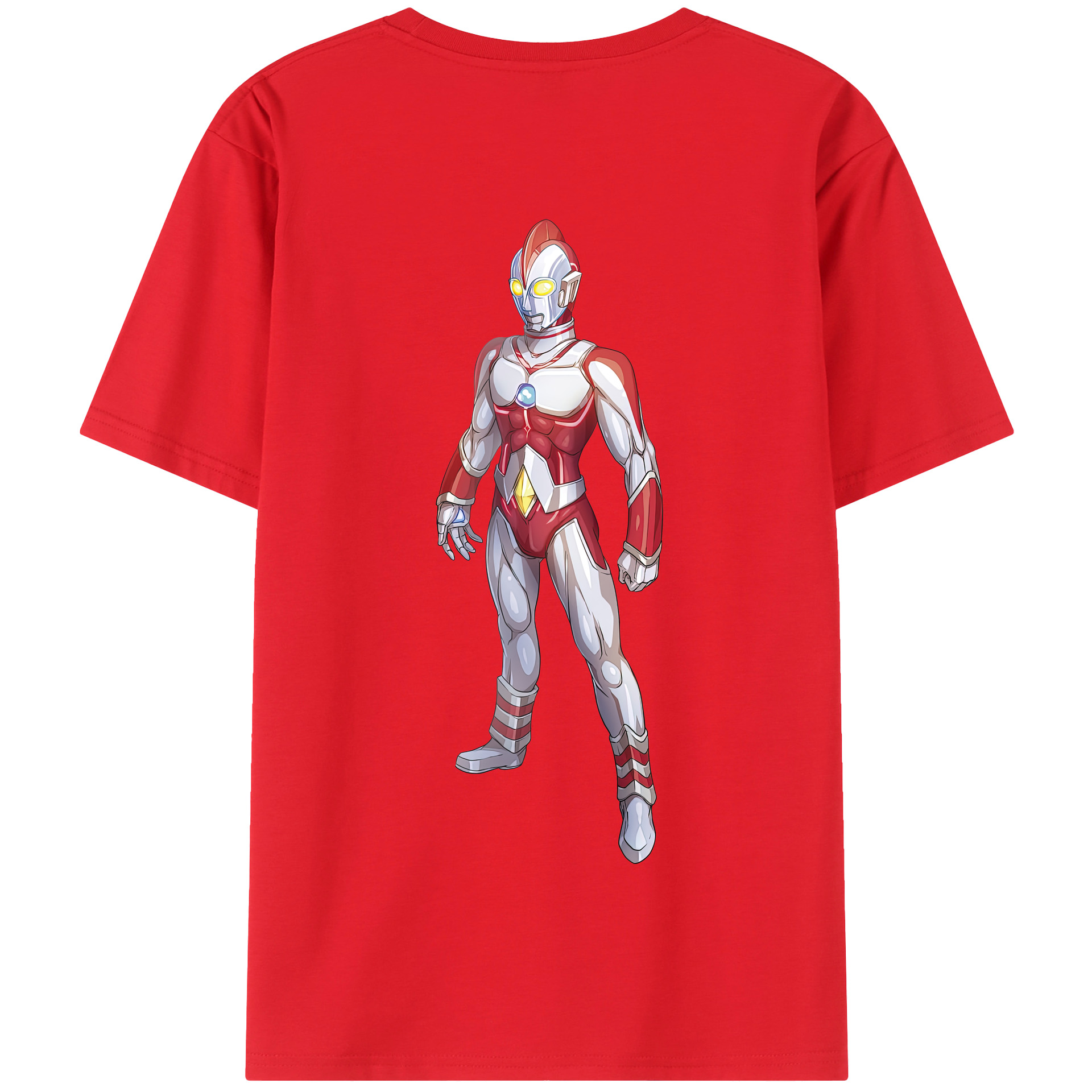 （画像用） ウルトラマン Ultraman 綿100％半袖Tシャツ（背面プリント）