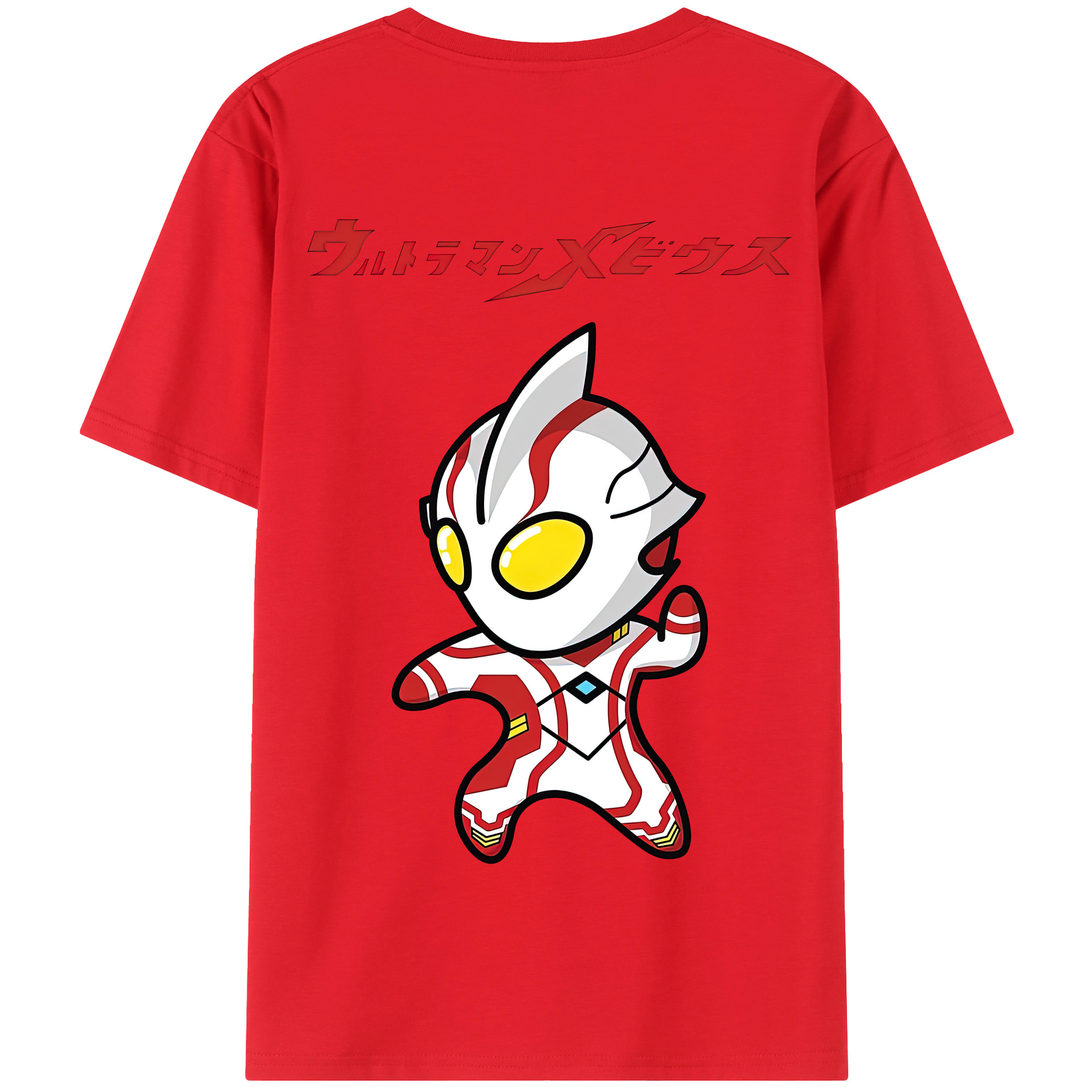 （画像用） ウルトラマン Ultraman 綿100％半袖Tシャツ（背面プリント）
