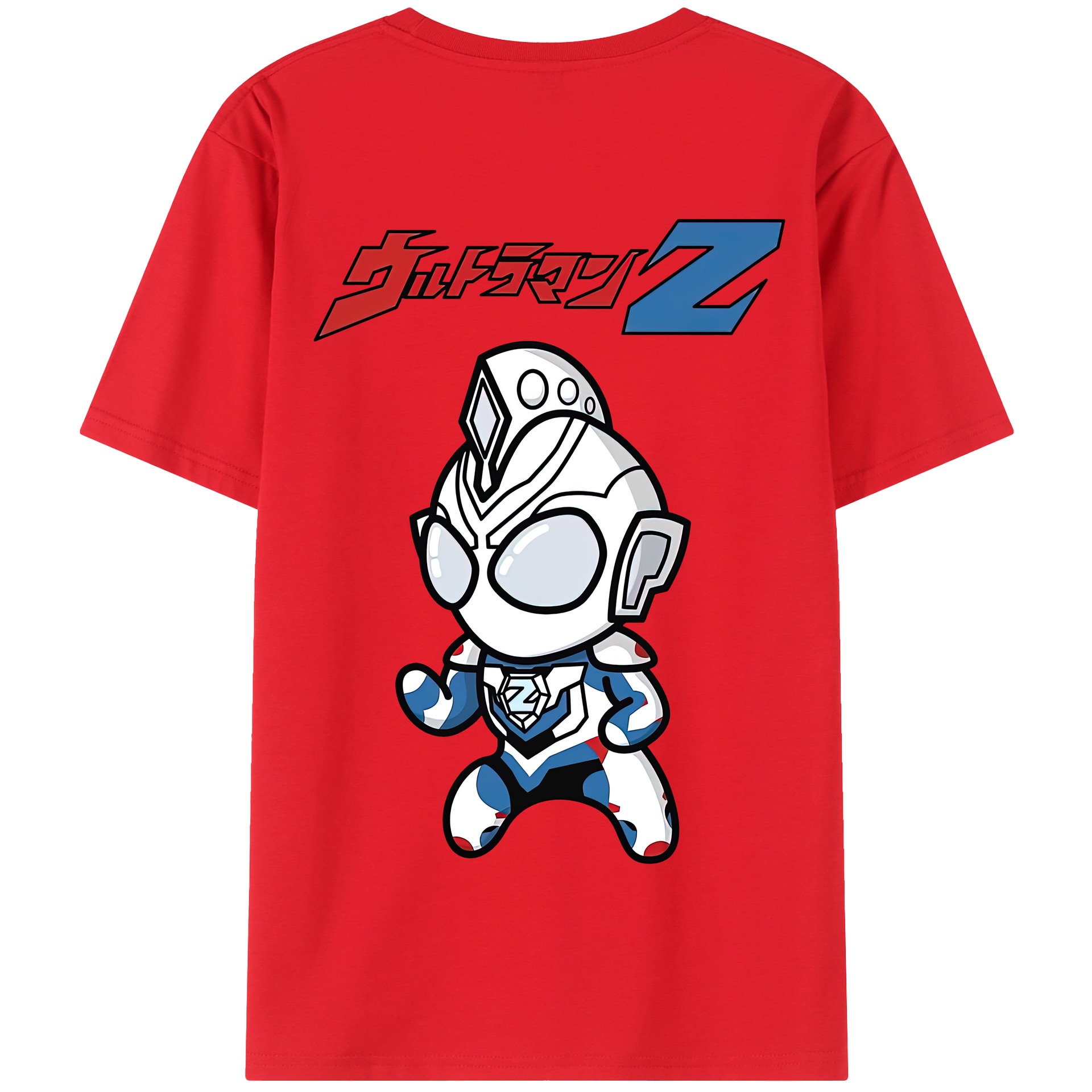 （画像用） ウルトラマン Ultraman 綿100％半袖Tシャツ（背面プリント）