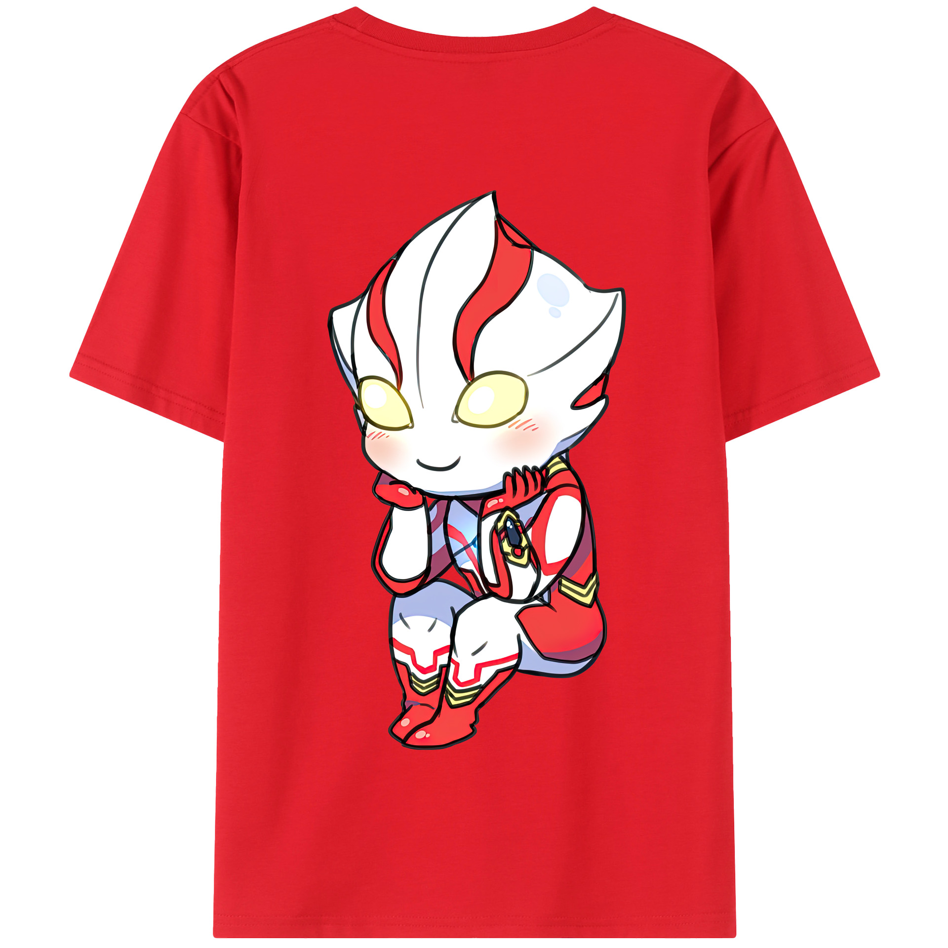 （画像用） ウルトラマン Ultraman 綿100％半袖Tシャツ（背面プリント）