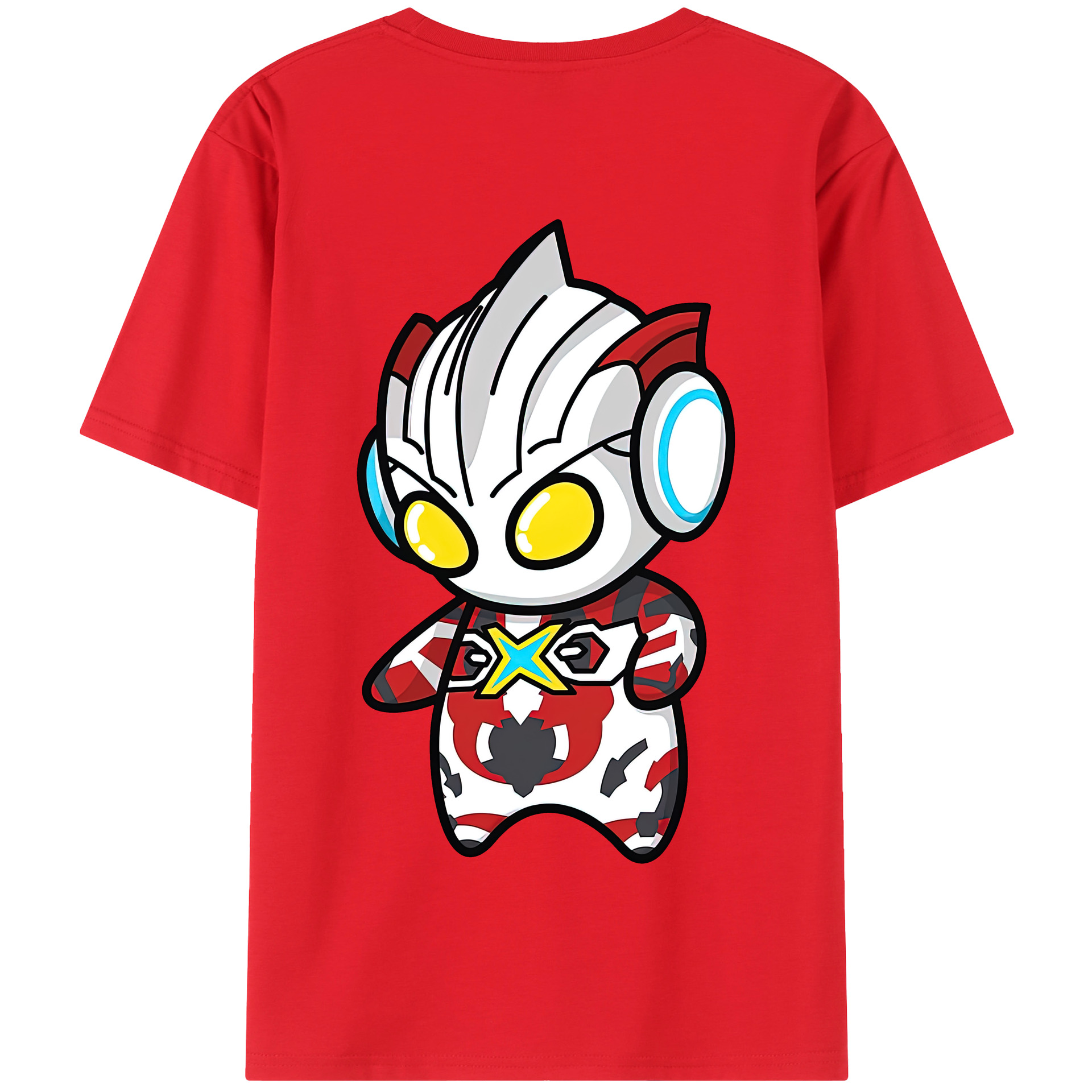 （画像用） ウルトラマン Ultraman 綿100％半袖Tシャツ（背面プリント）