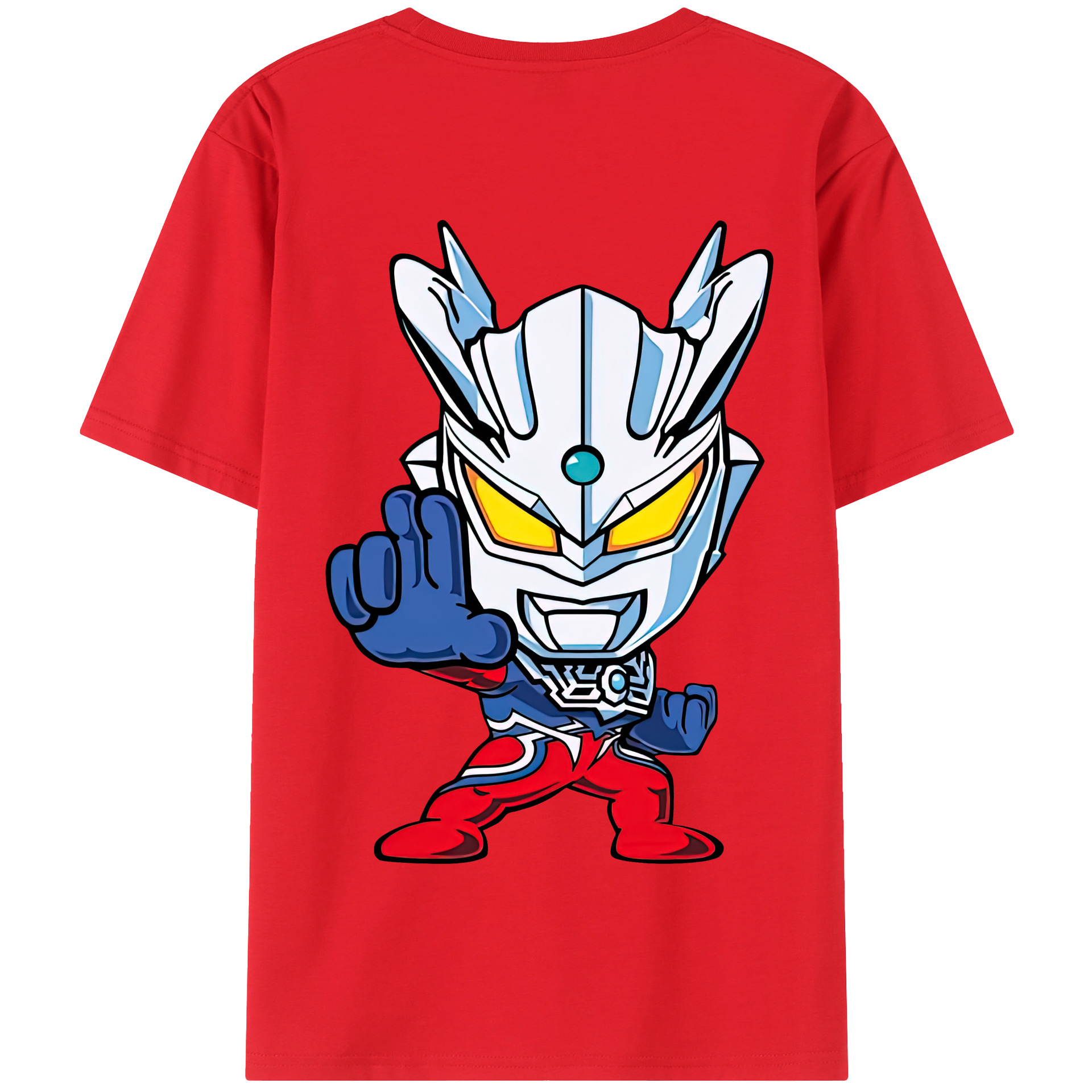 （画像用） ウルトラマン Ultraman 綿100％半袖Tシャツ（背面プリント）