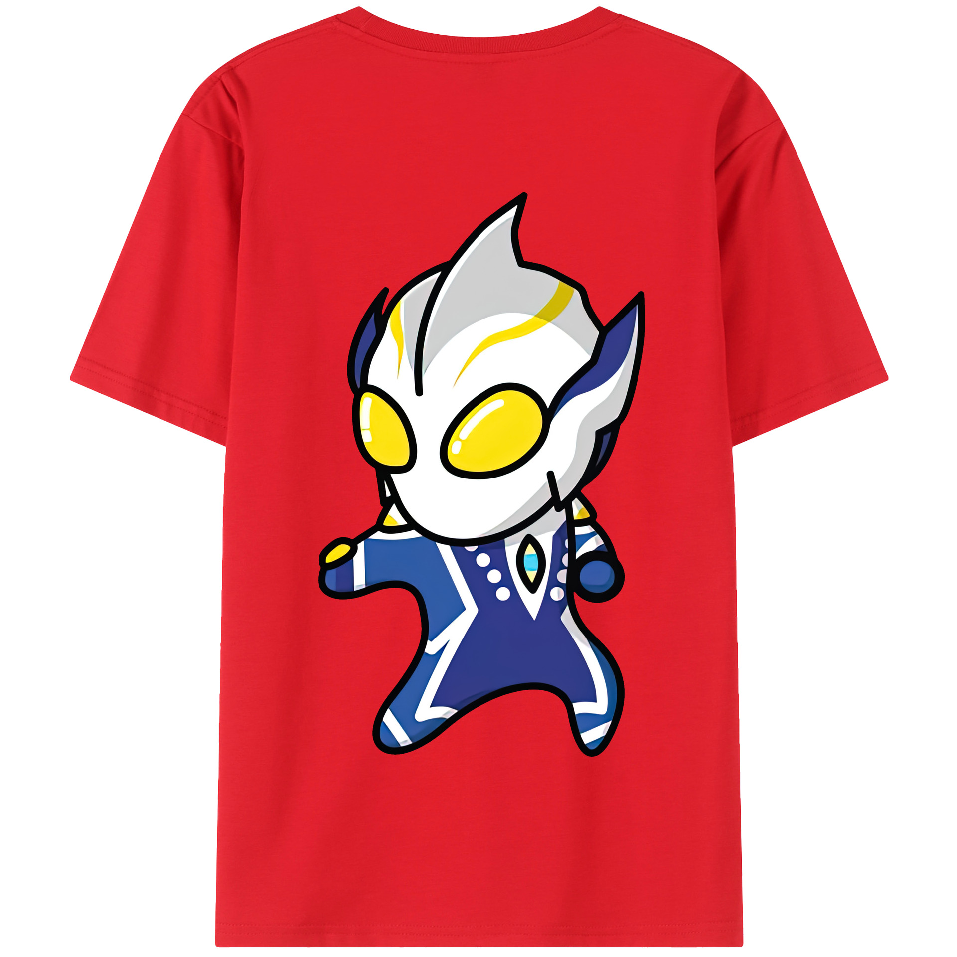 （画像用） ウルトラマン Ultraman 綿100％半袖Tシャツ（背面プリント）
