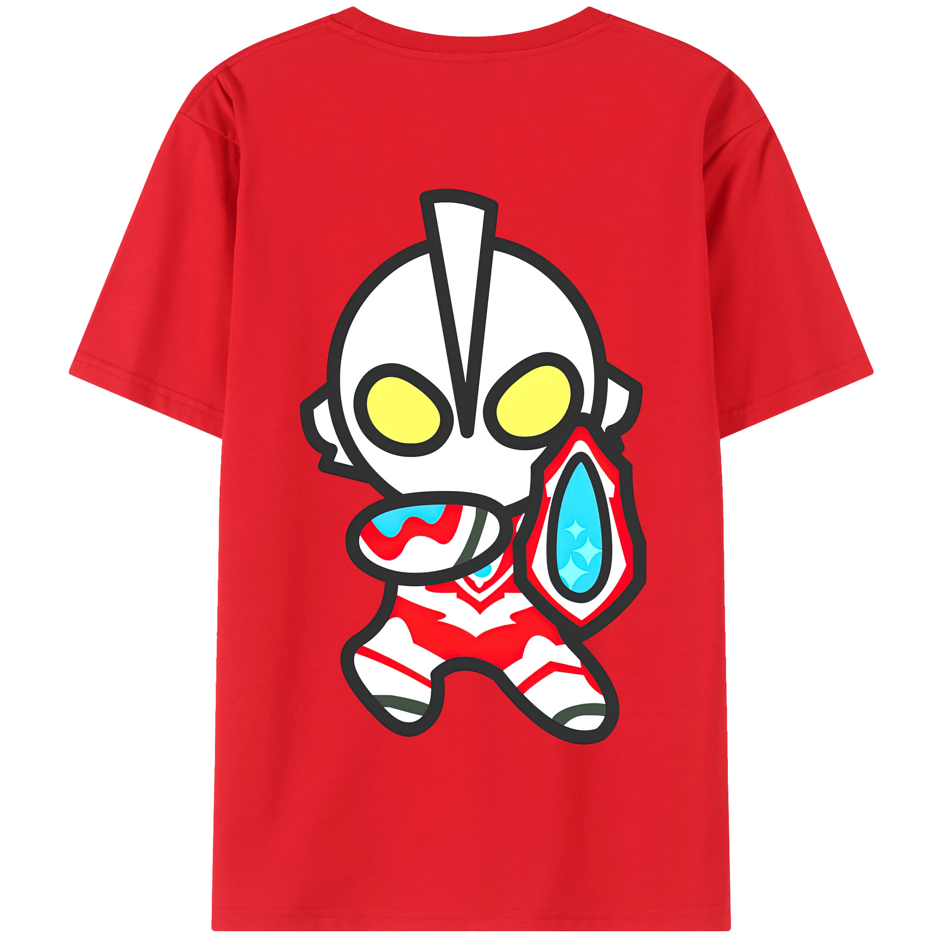 （画像用） ウルトラマン Ultraman 綿100％半袖Tシャツ（背面プリント）