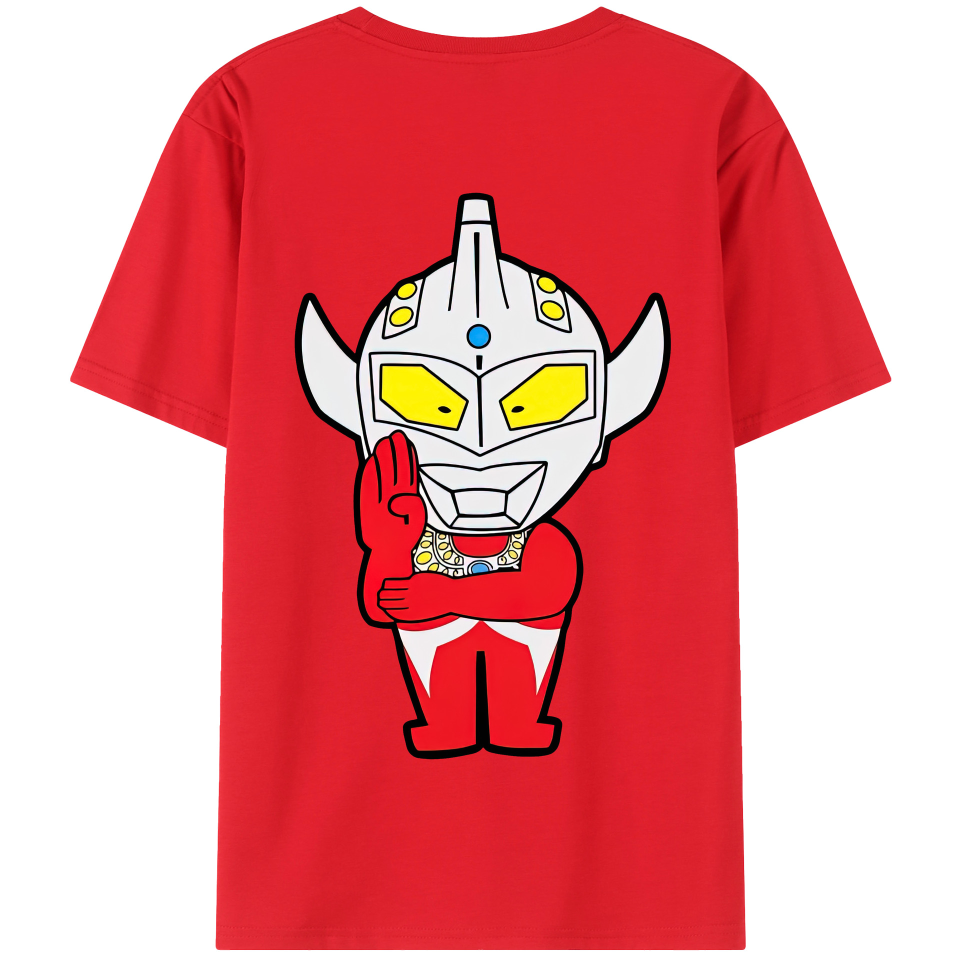 （画像用） ウルトラマン Ultraman 綿100％半袖Tシャツ（背面プリント）