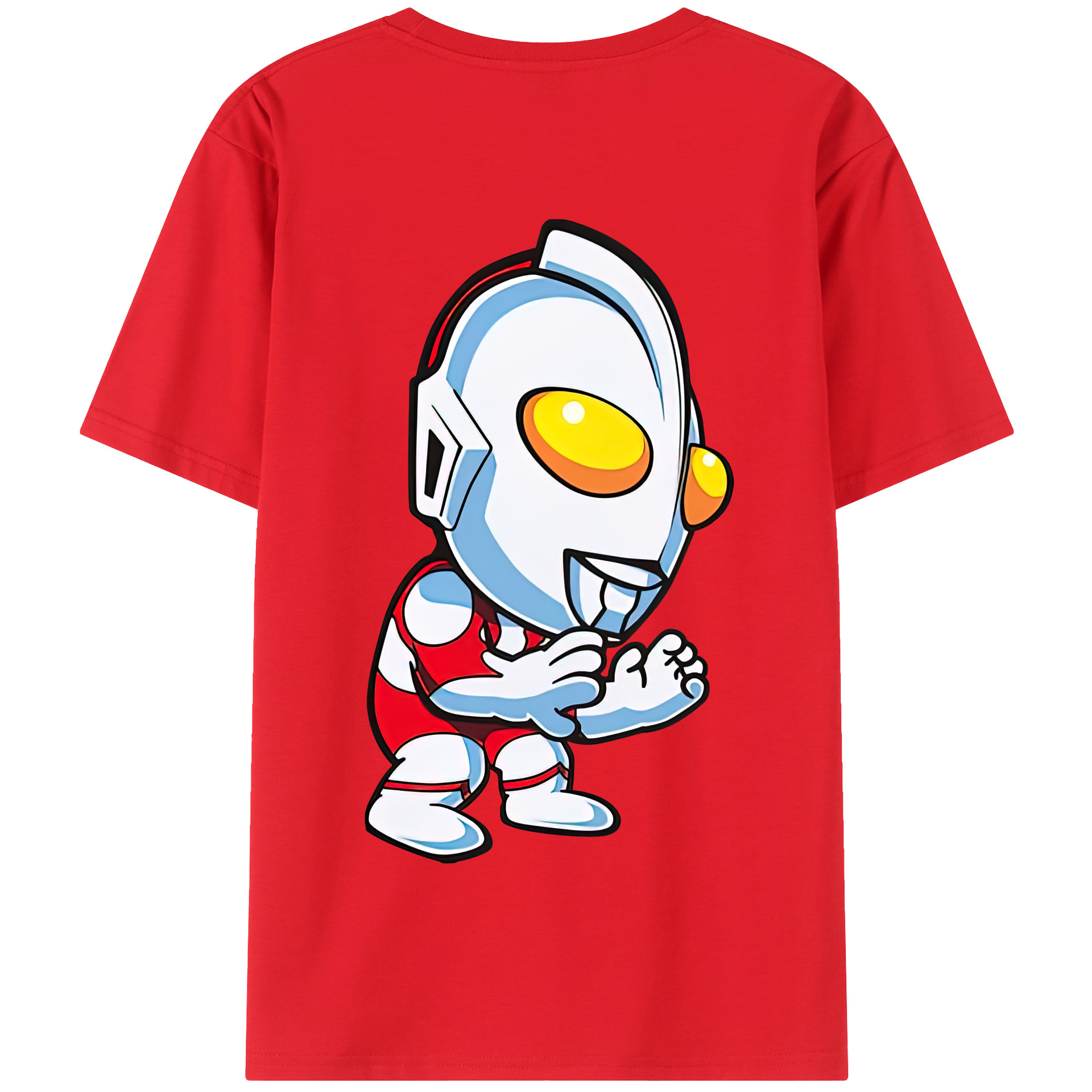 （画像用） ウルトラマン Ultraman 綿100％半袖Tシャツ（背面プリント）
