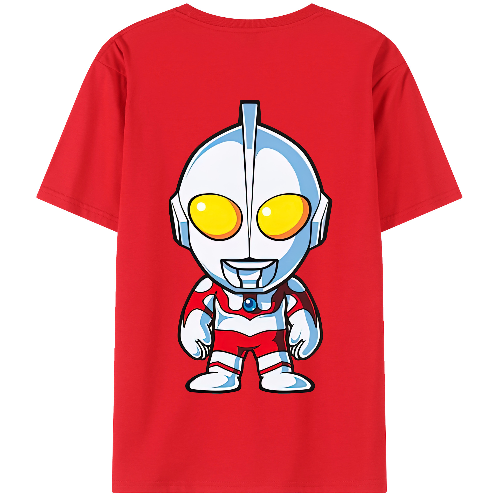 （画像用） ウルトラマン Ultraman 綿100％半袖Tシャツ（背面プリント）