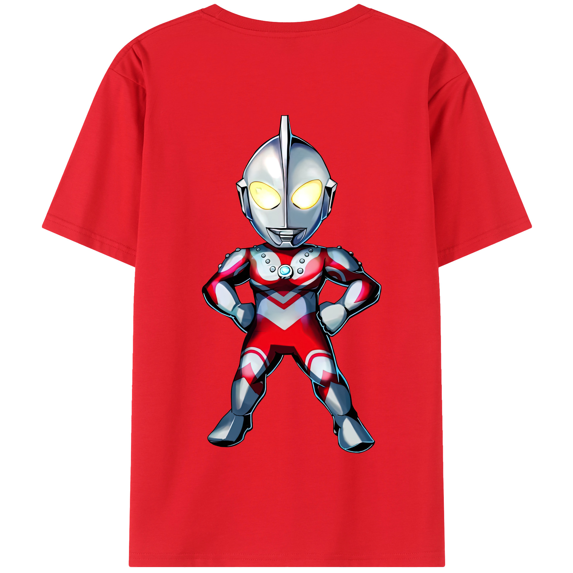 （画像用） ウルトラマン Ultraman 綿100％半袖Tシャツ（背面プリント）