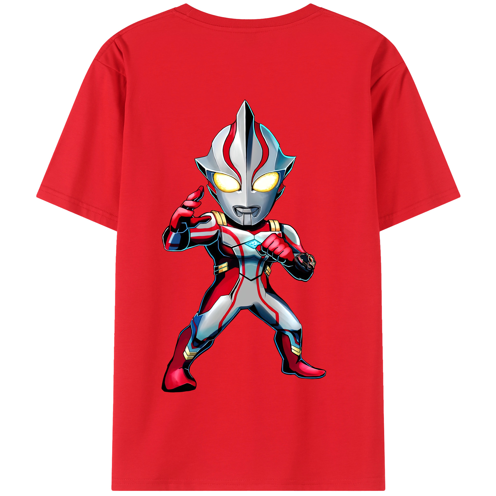 （画像用） ウルトラマン Ultraman 綿100％半袖Tシャツ（背面プリント）