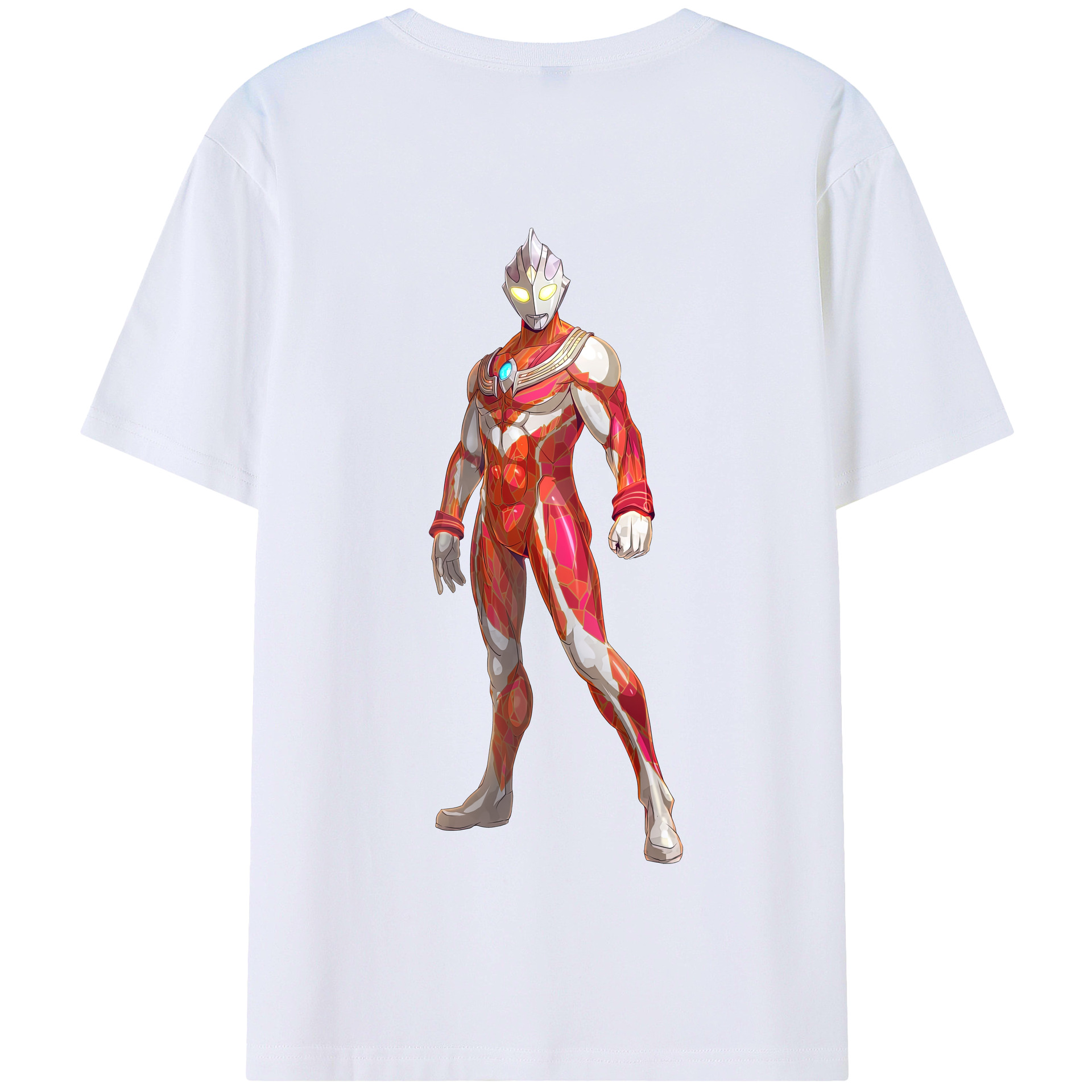 （画像用） ウルトラマン Ultraman 綿100％半袖Tシャツ（背面プリント）