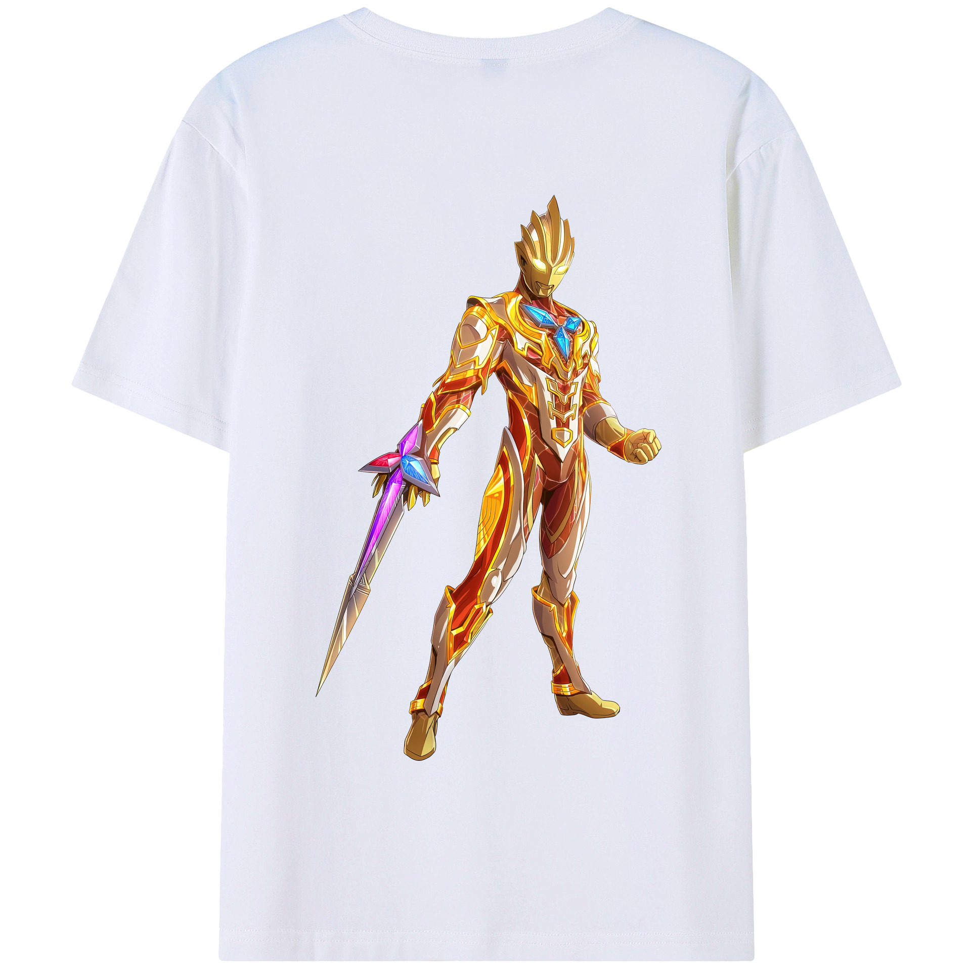 （画像用） ウルトラマン Ultraman 綿100％半袖Tシャツ（背面プリント）