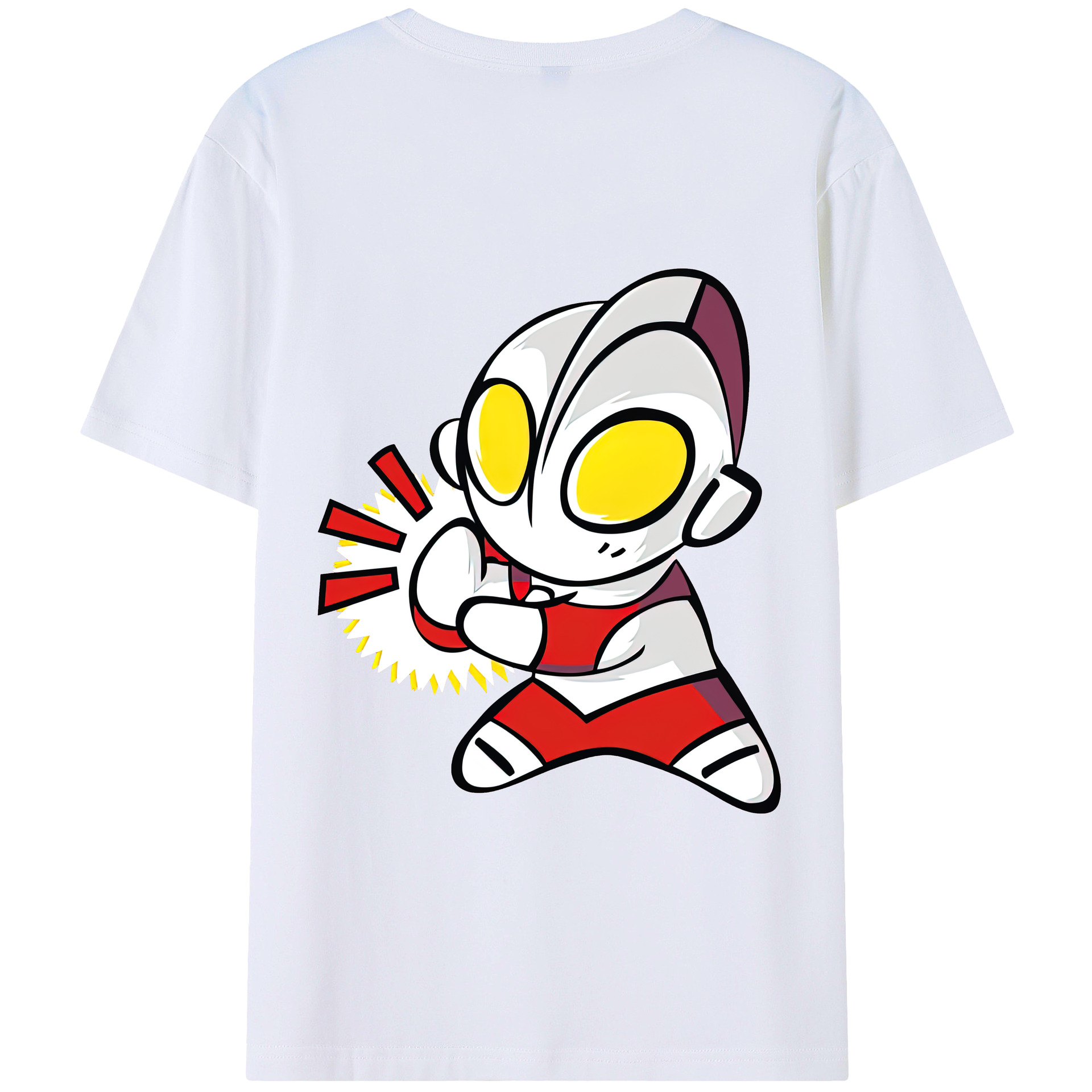 （画像用） ウルトラマン Ultraman 綿100％半袖Tシャツ（背面プリント）