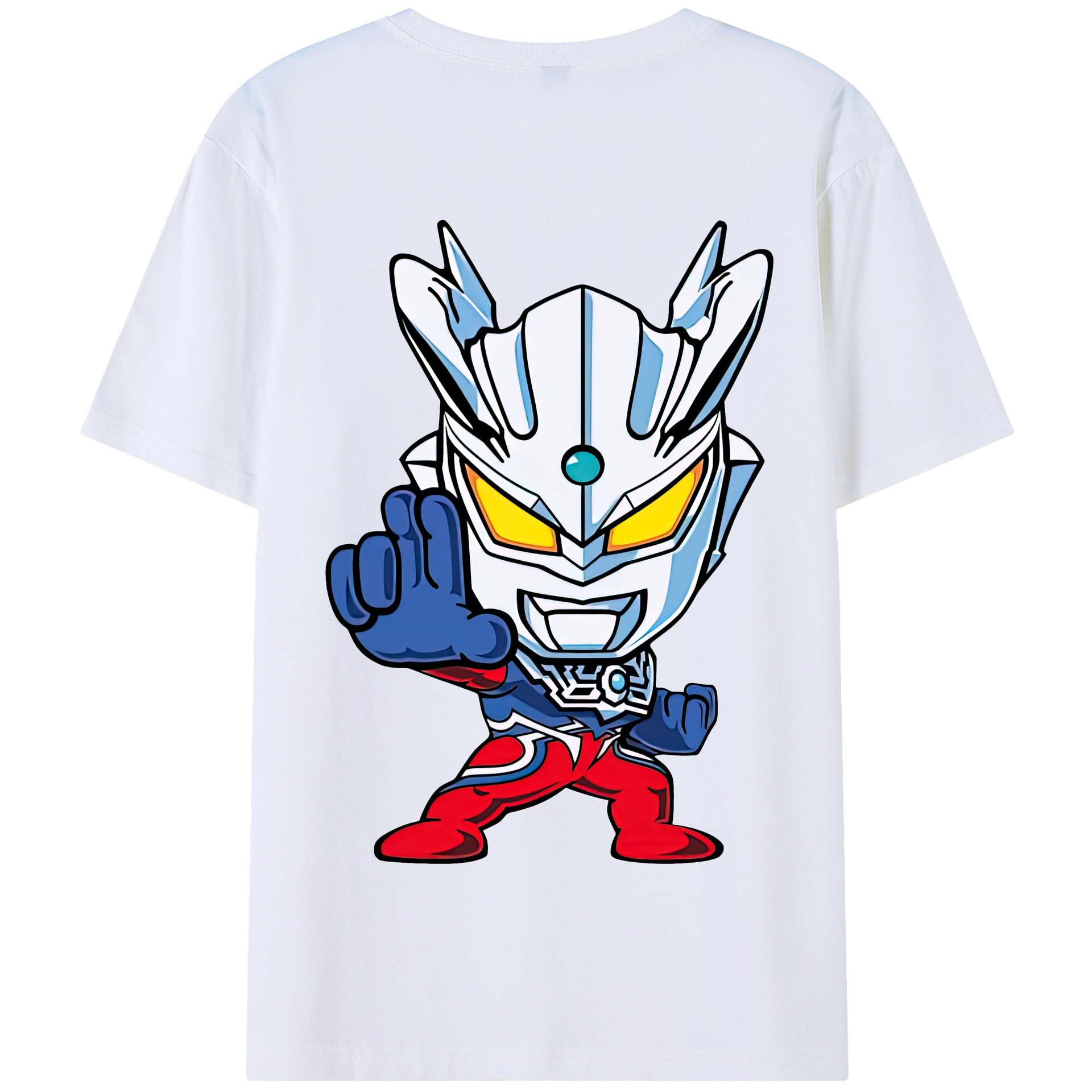 （画像用） ウルトラマン Ultraman 綿100％半袖Tシャツ（背面プリント）